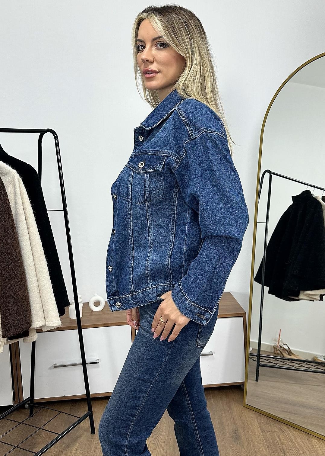 Kot Levis Ceket - Mavi