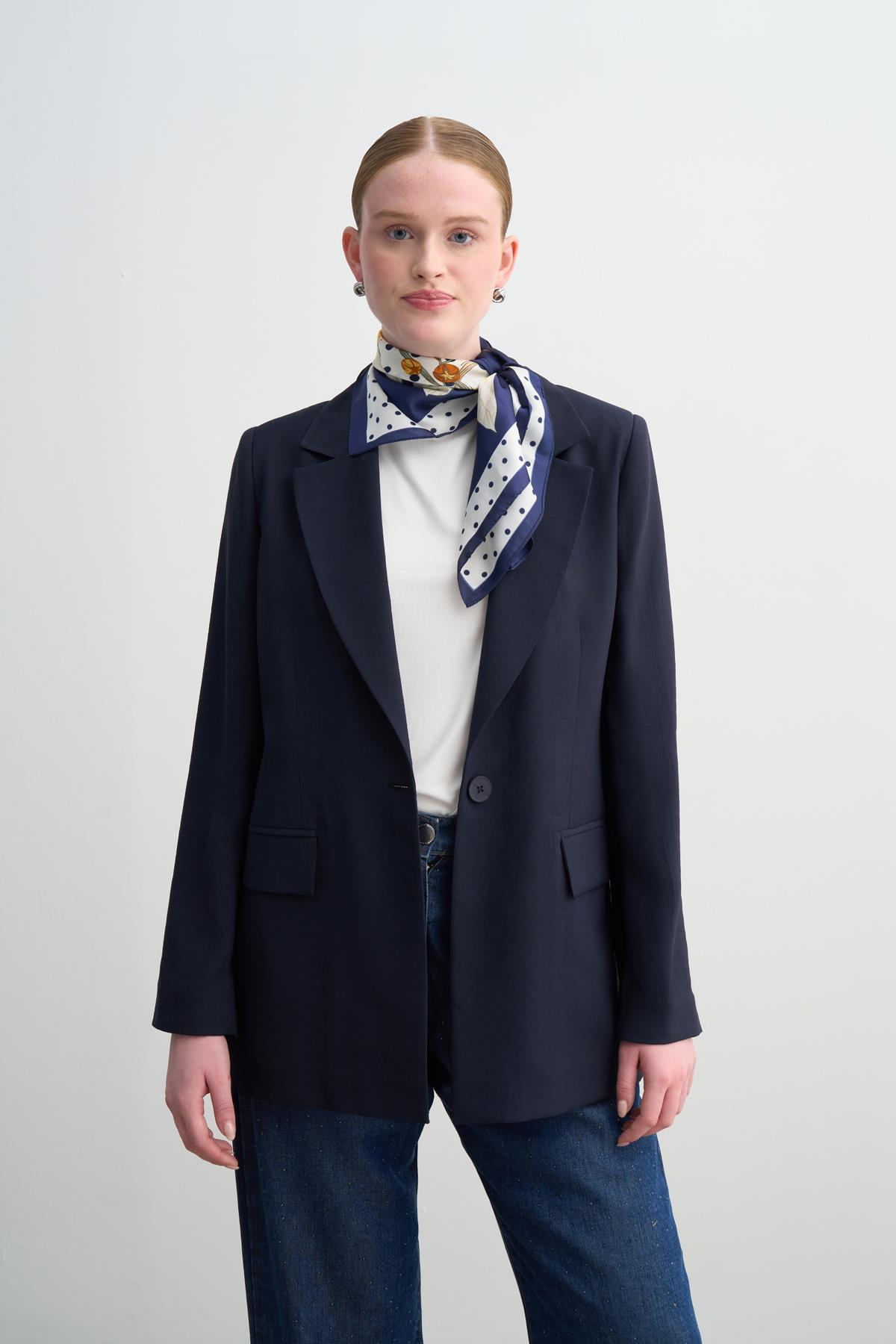 ASTARSIZ PAMUKLU İNCE BLAZER CEKET