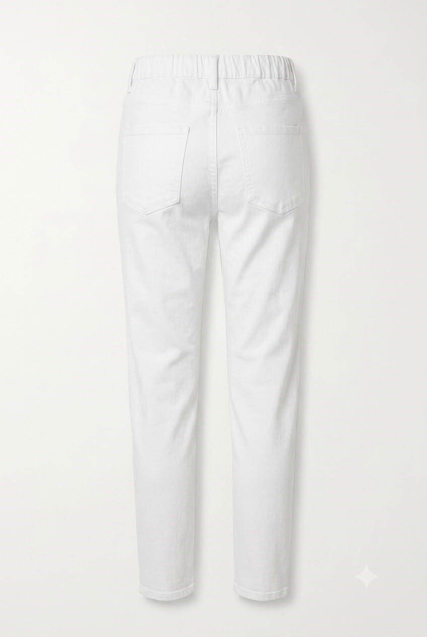 PAÇASI NAKIŞ DETAYLI MOM JEAN