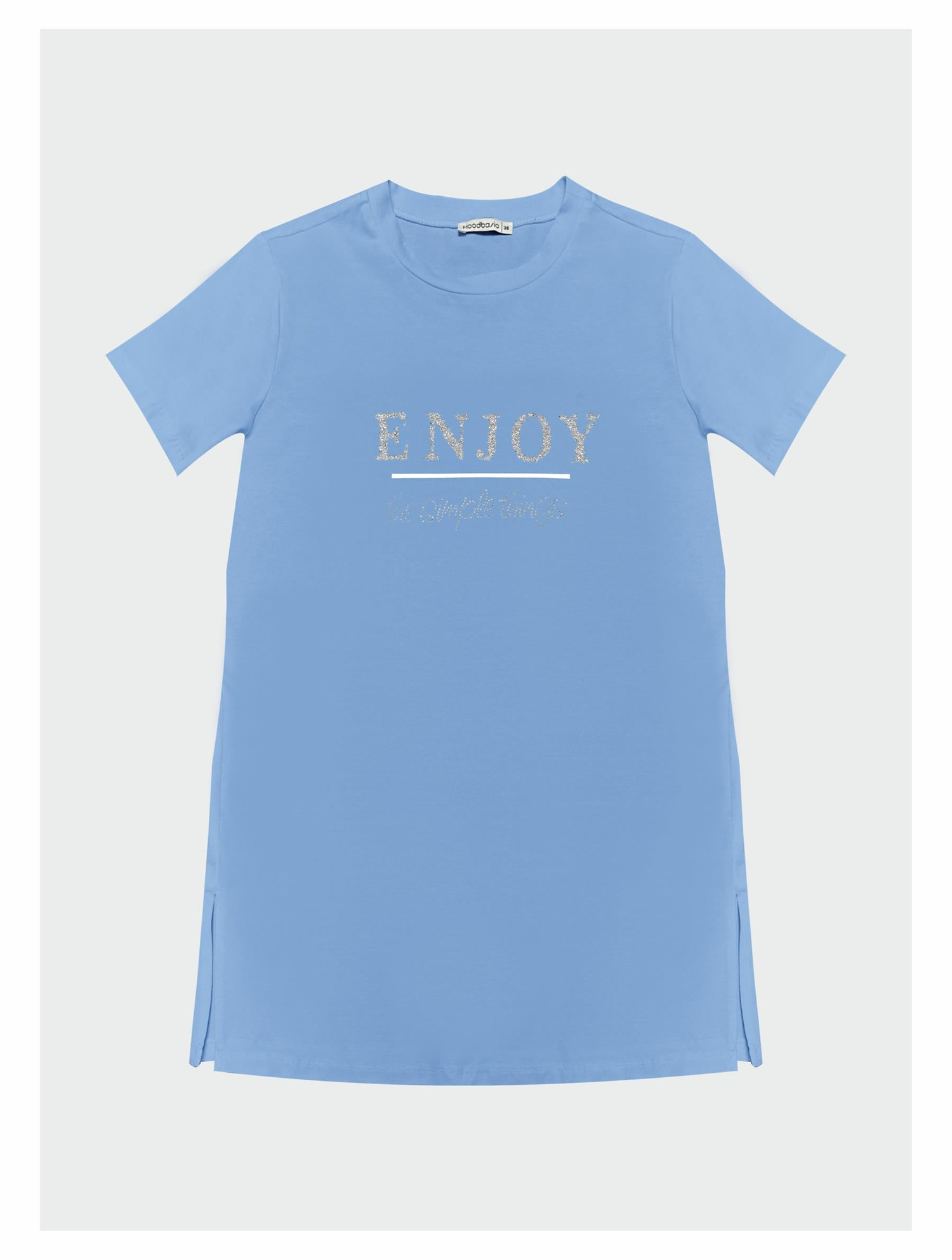 YAZILI TAŞLI BASKILI T-SHIRT