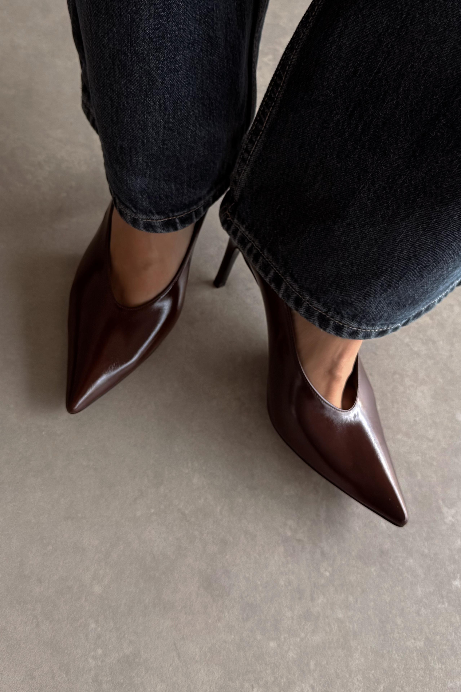 Bella Kahverengi Stiletto 