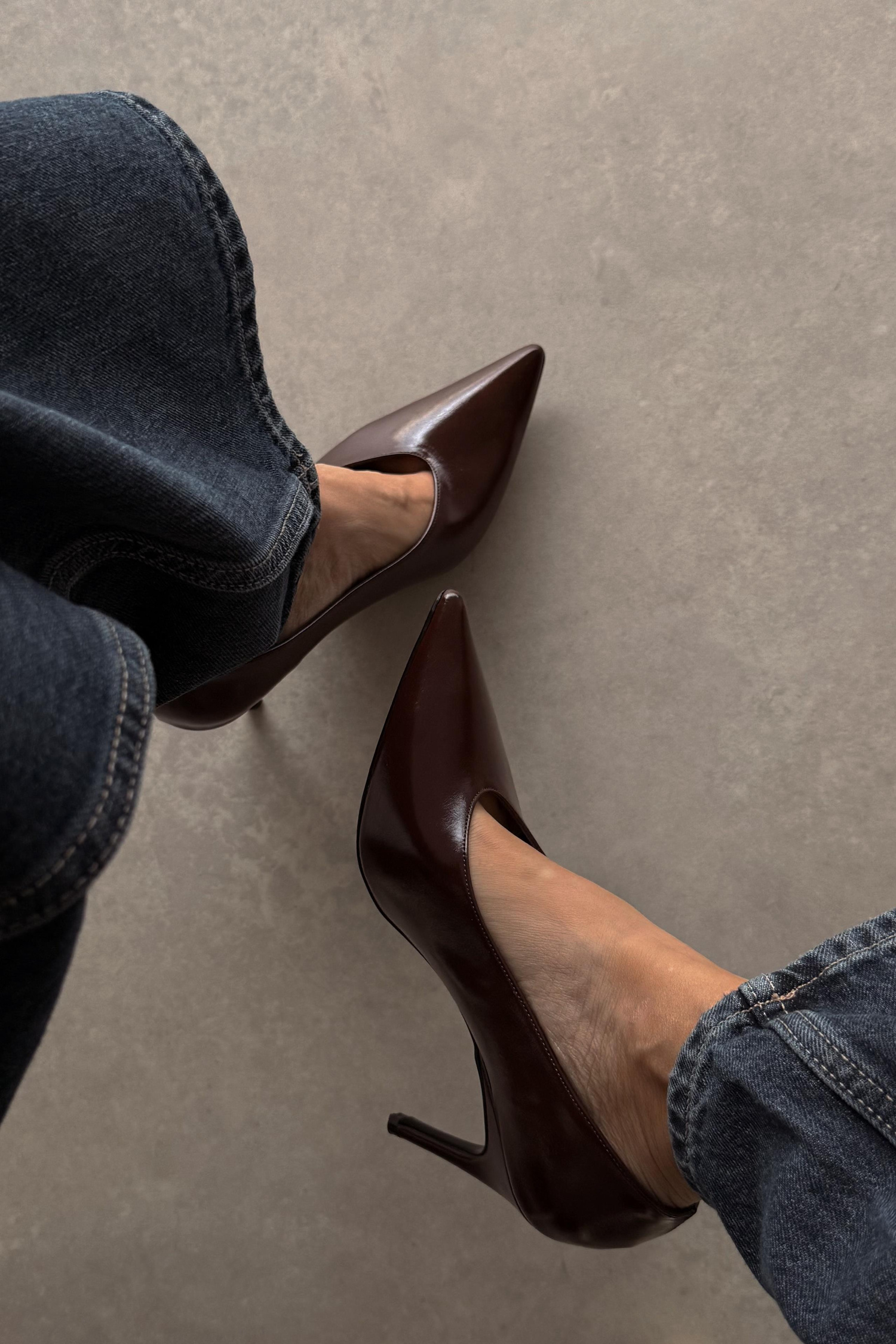 Bella Kahverengi Stiletto 