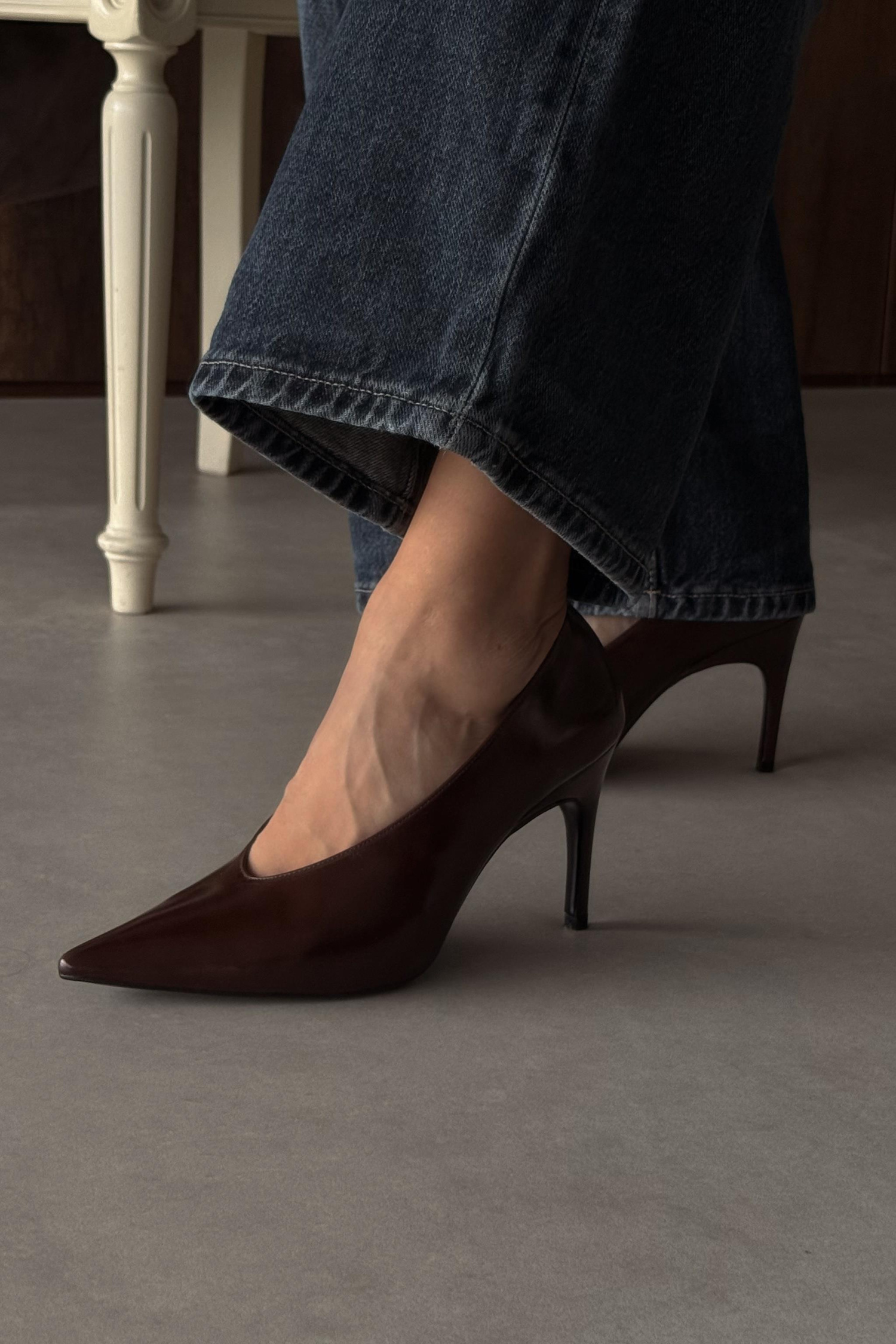 Bella Kahverengi Stiletto 