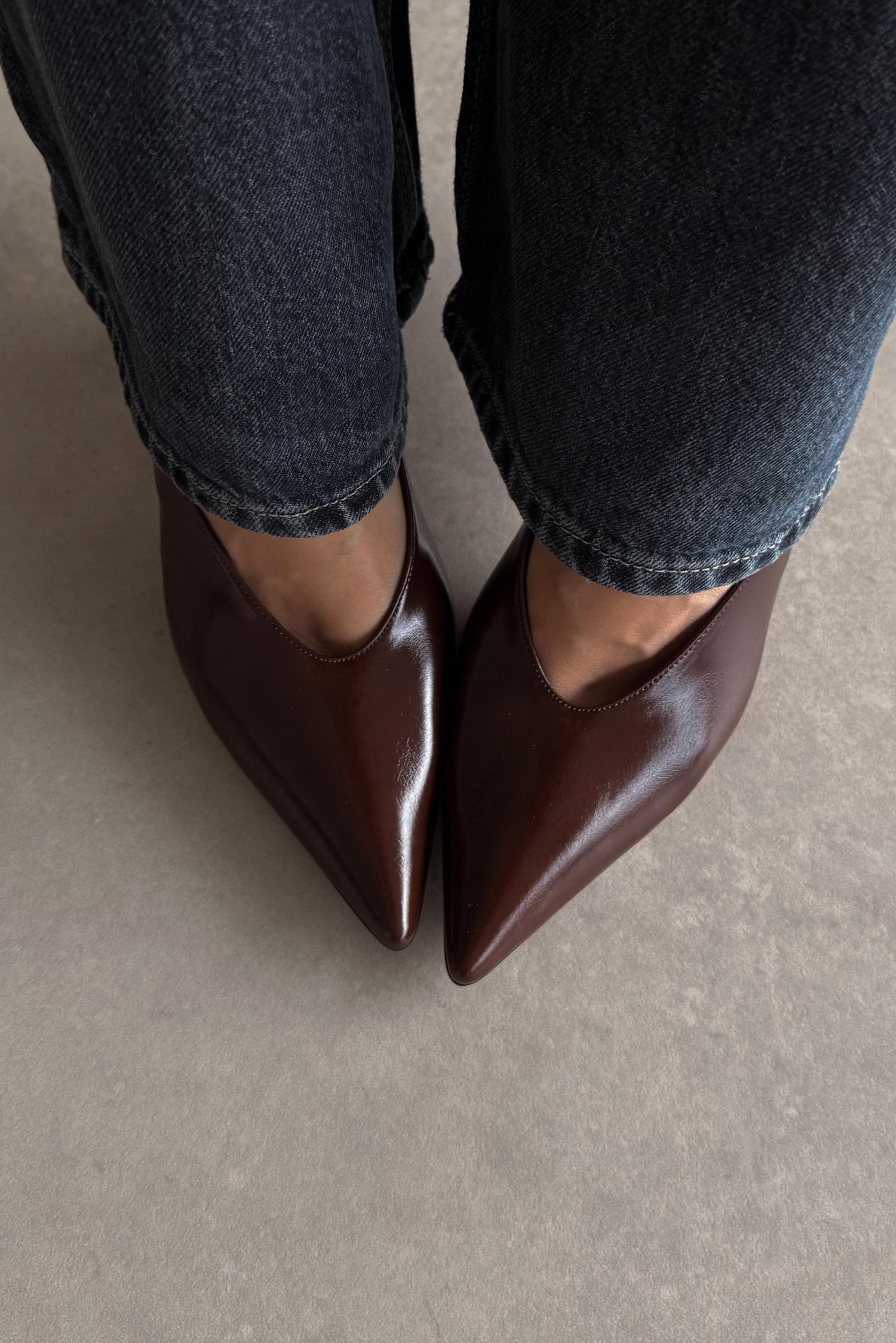 Bella Kahverengi Stiletto 