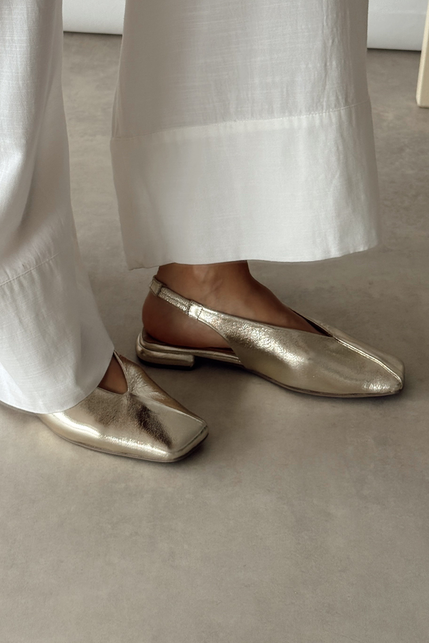 Blanco Gold Hakiki Deri Babet 