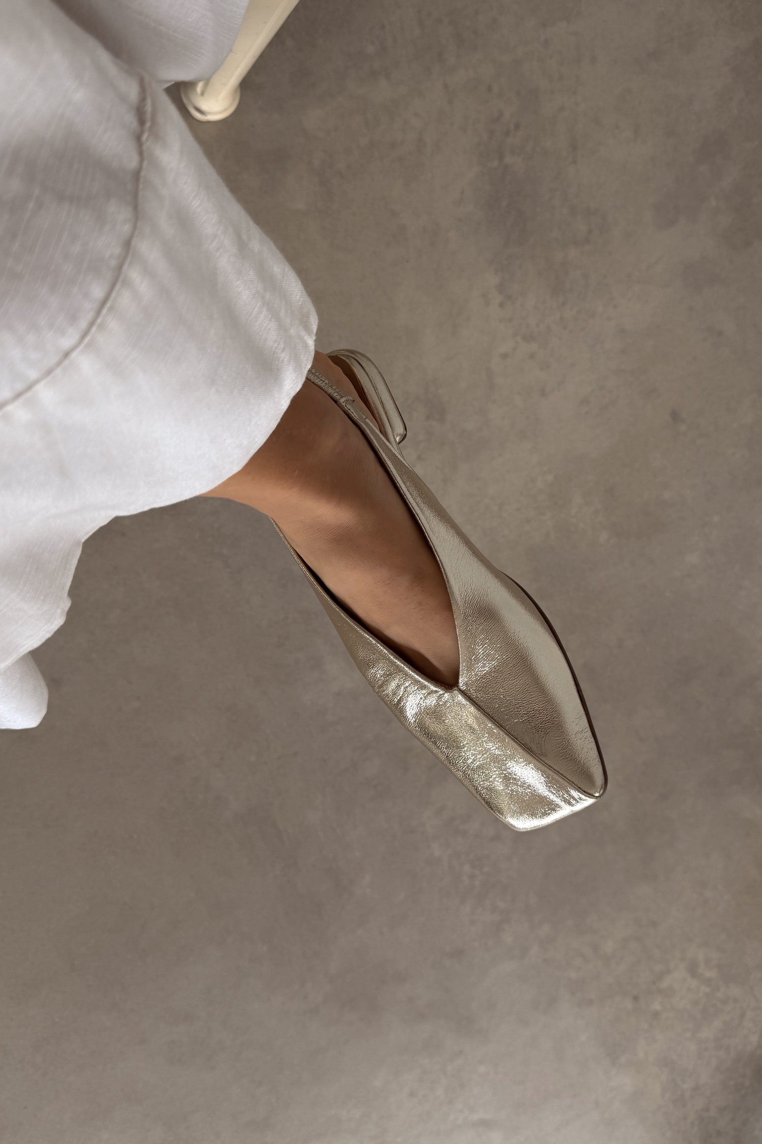 Blanco Gold Hakiki Deri Babet 