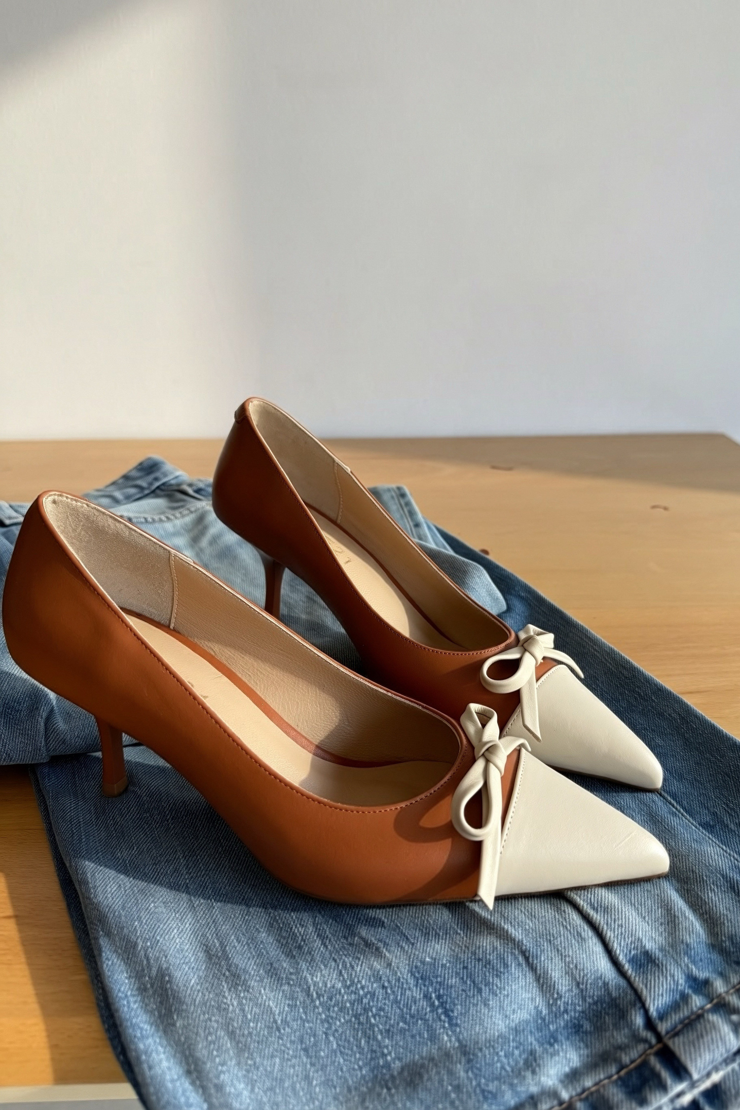 Carla Taba Hakiki Deri Stiletto 