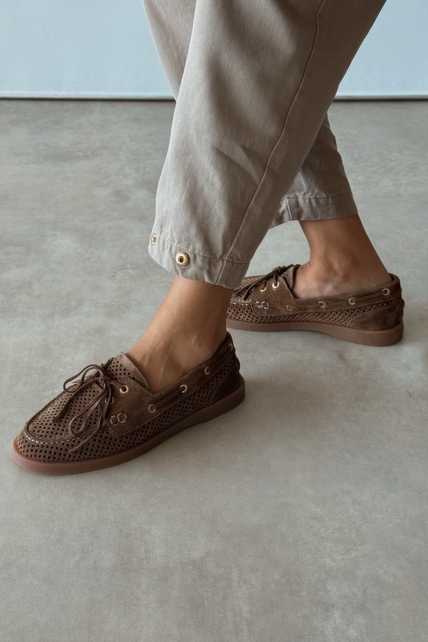Life Toprak Hakiki Deri Loafer