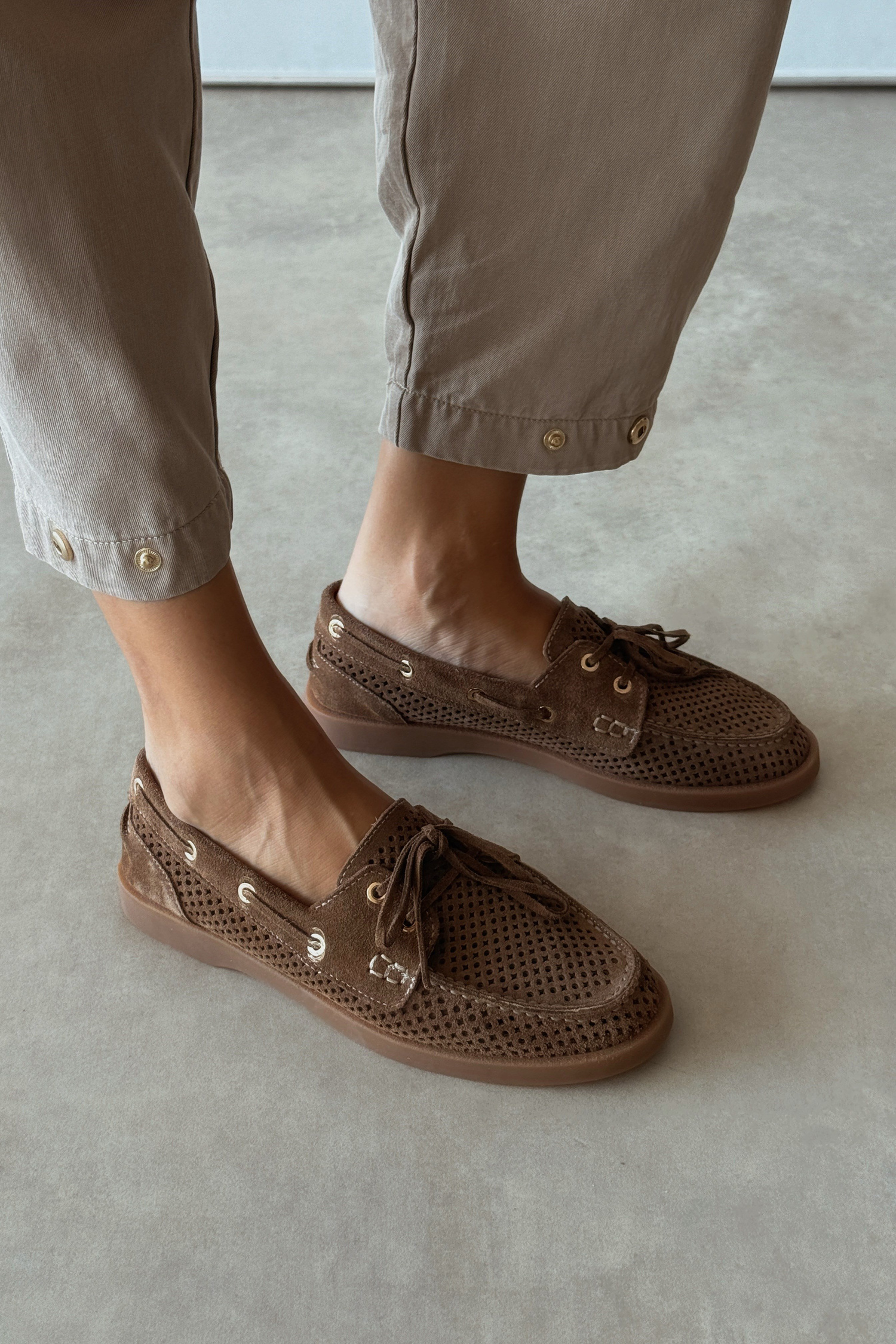 Life Toprak Hakiki Deri Loafer