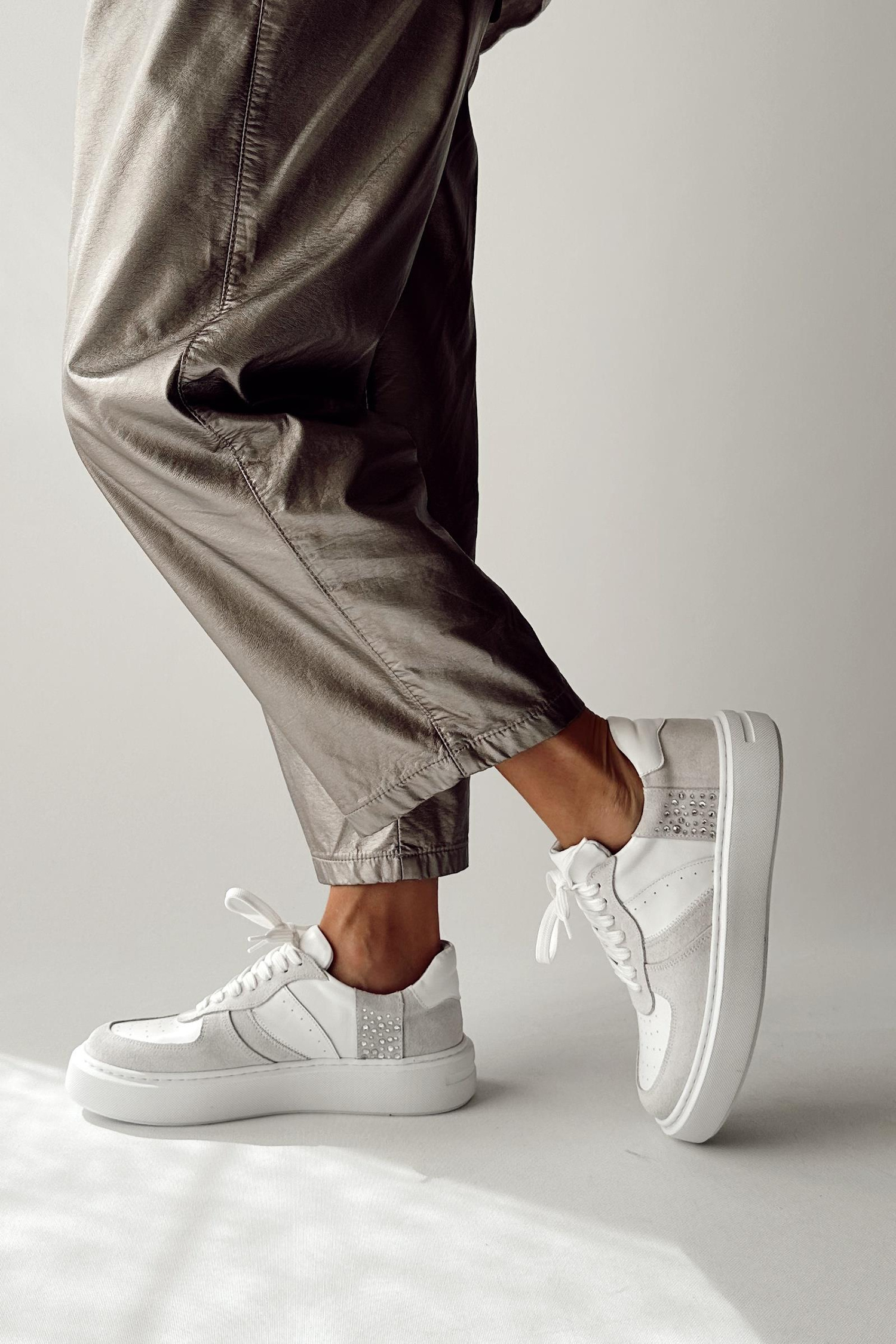 Madrid Beyaz Hakiki Deri Sneaker