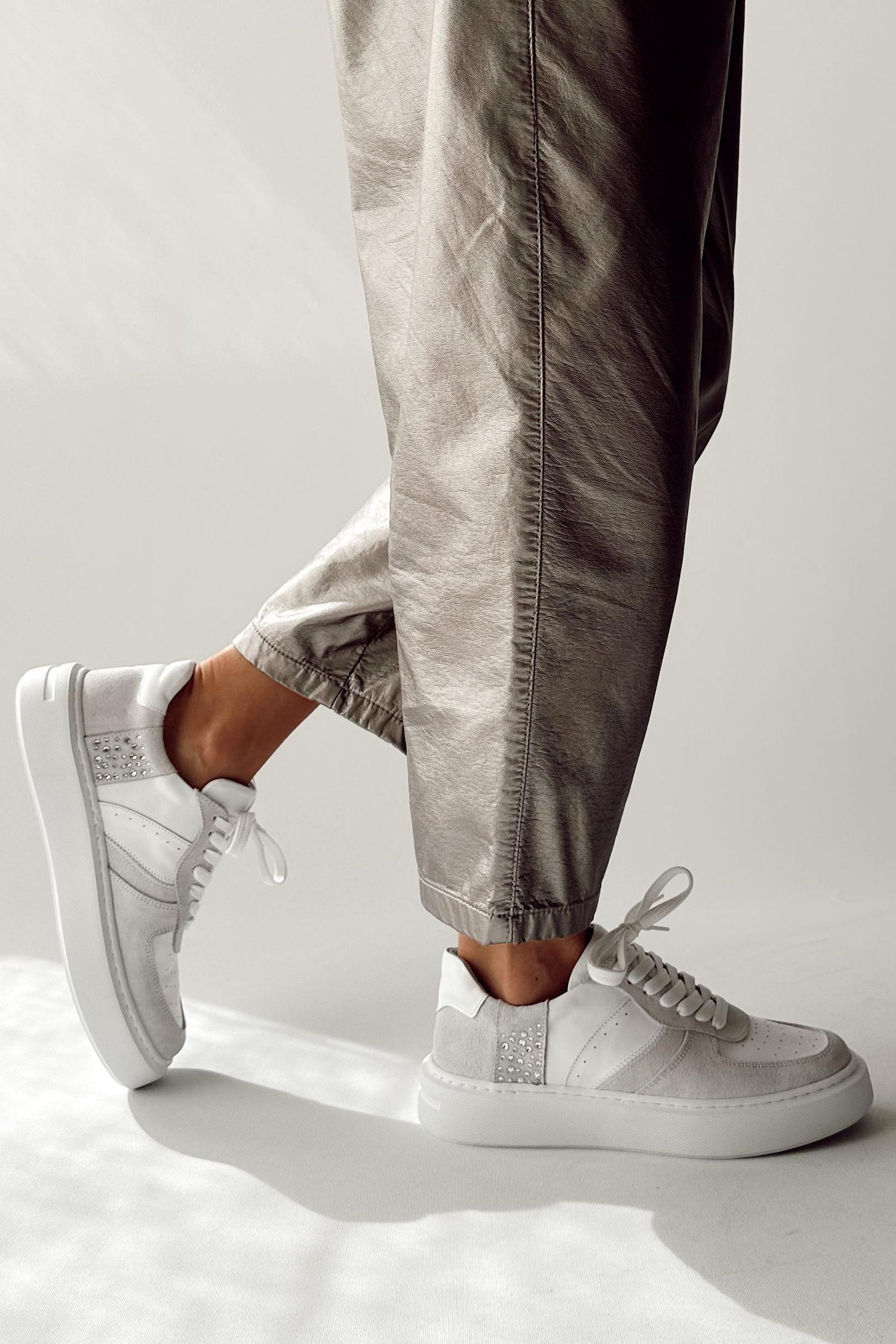 Madrid Beyaz Hakiki Deri Sneaker