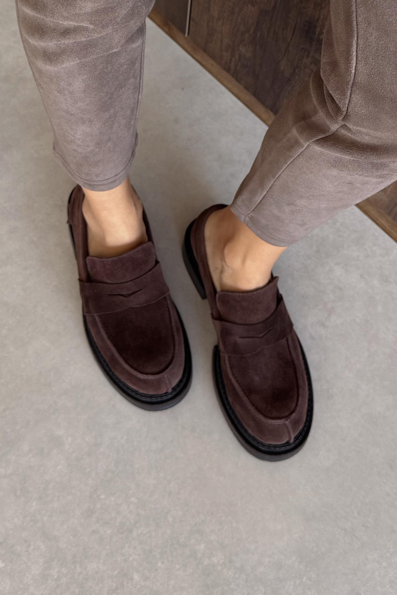 Maritza Kahverengi Hakiki Deri Loafer