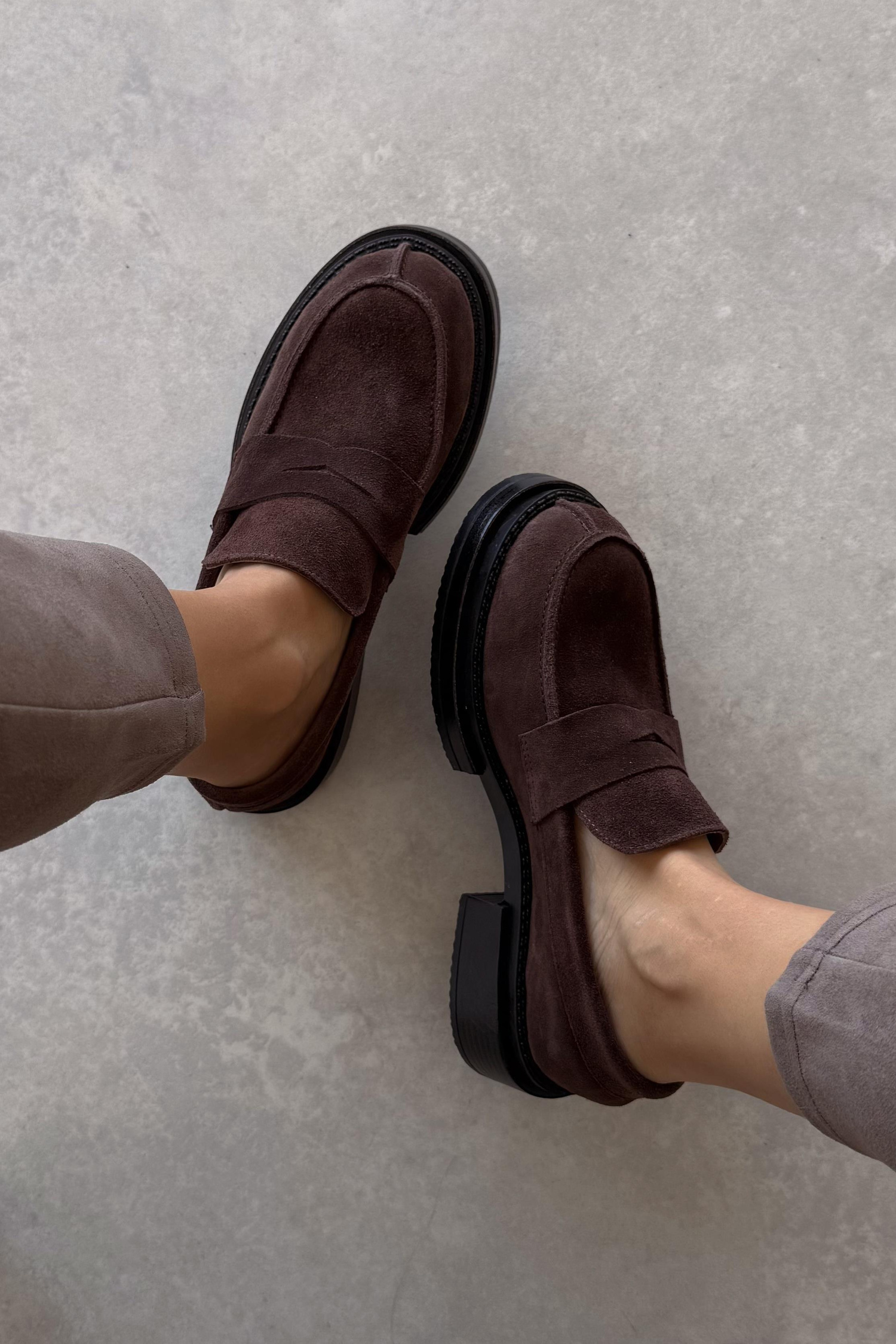 Maritza Kahverengi Hakiki Deri Loafer