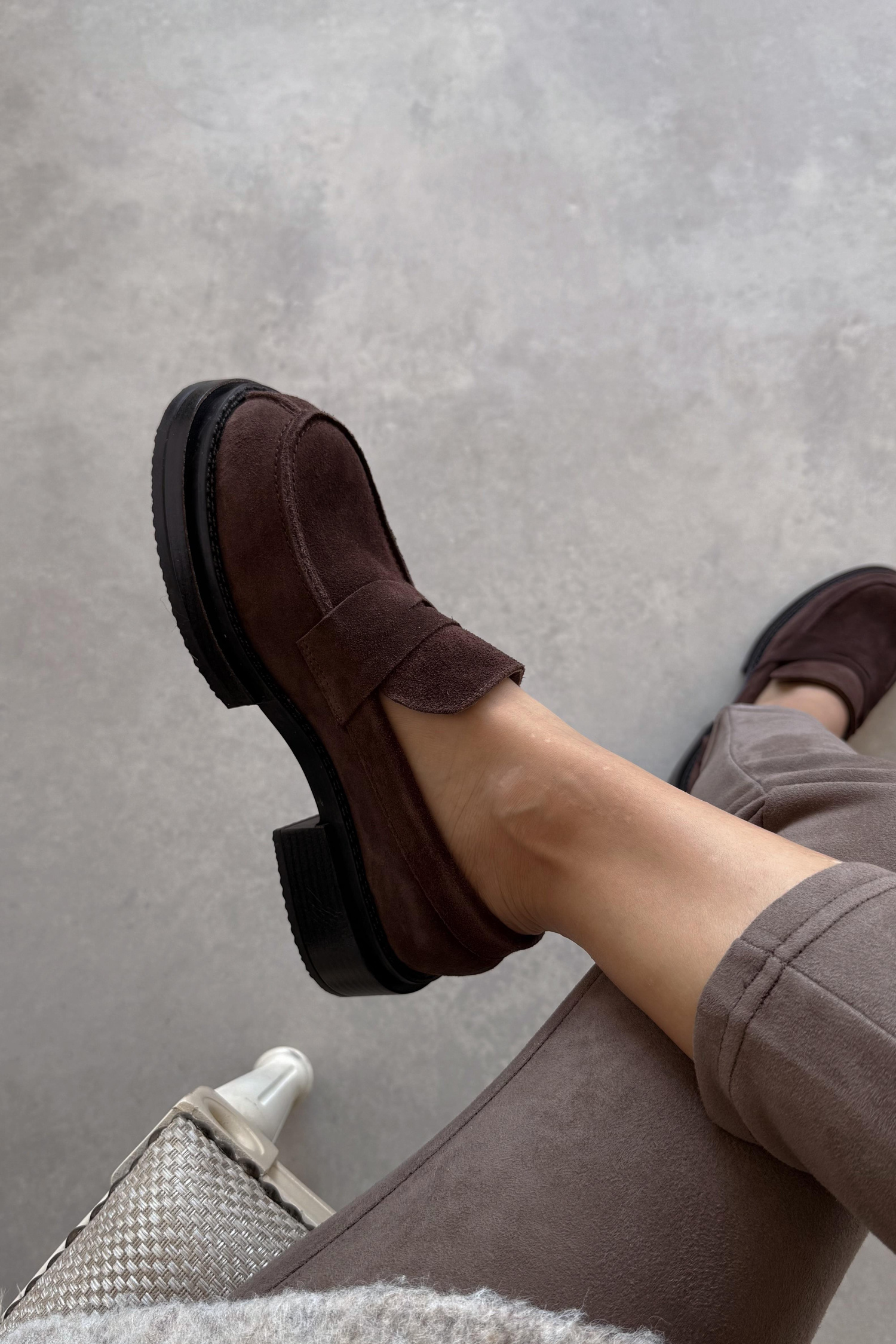 Maritza Kahverengi Hakiki Deri Loafer