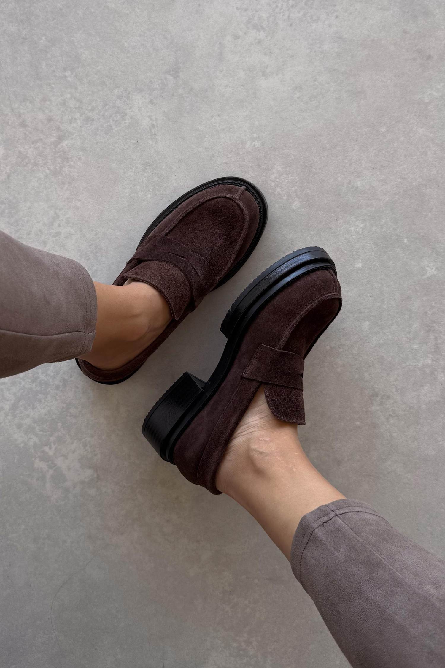 Maritza Kahverengi Hakiki Deri Loafer