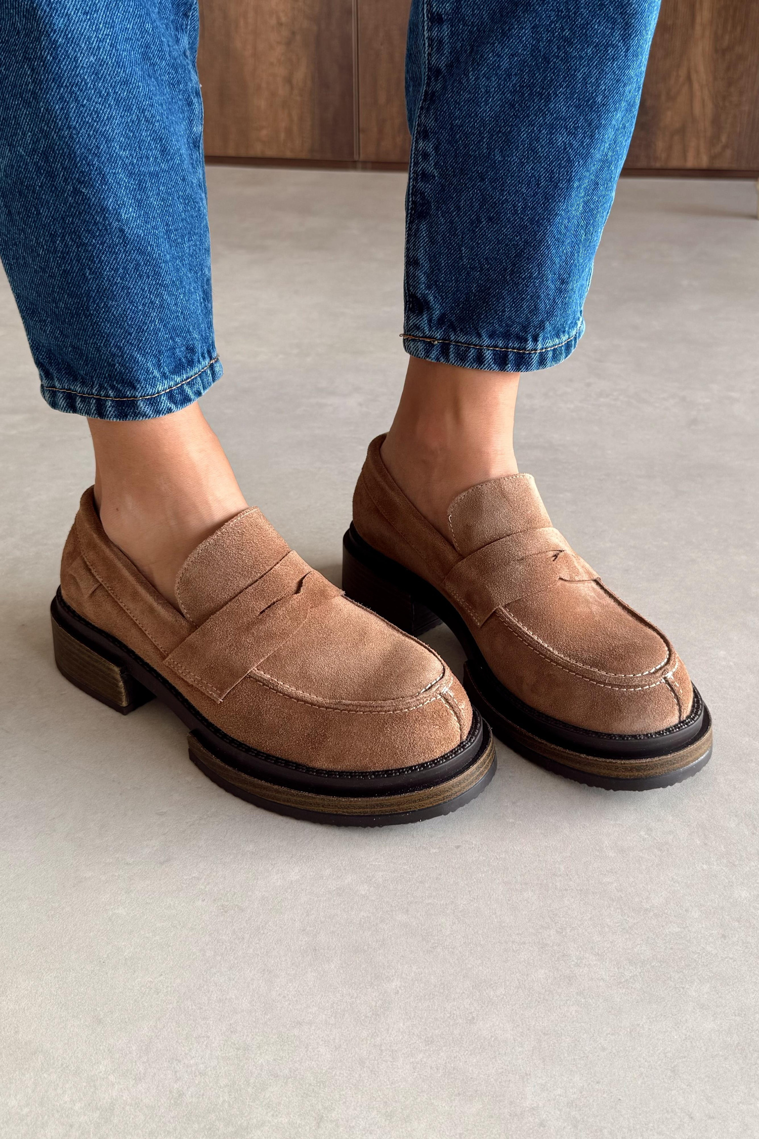 Maritza Toprak Hakiki Deri Loafer