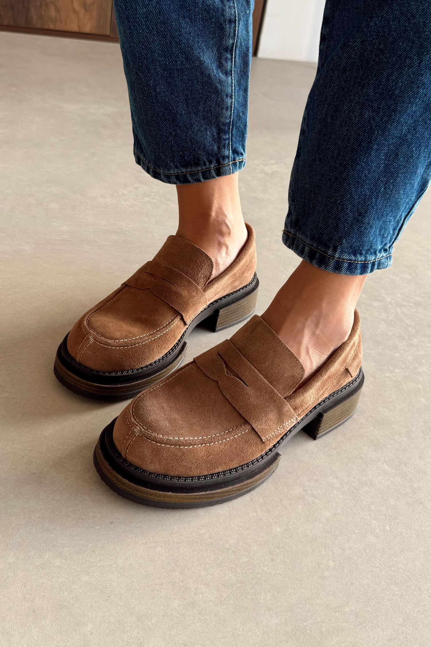 Maritza Toprak Hakiki Deri Loafer
