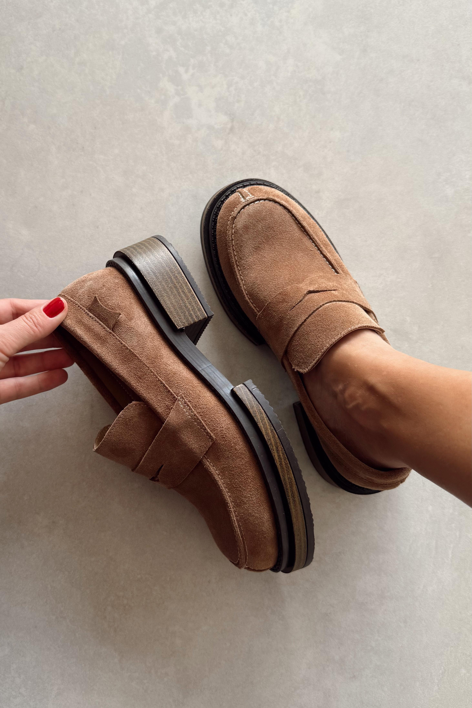 Maritza Toprak Hakiki Deri Loafer