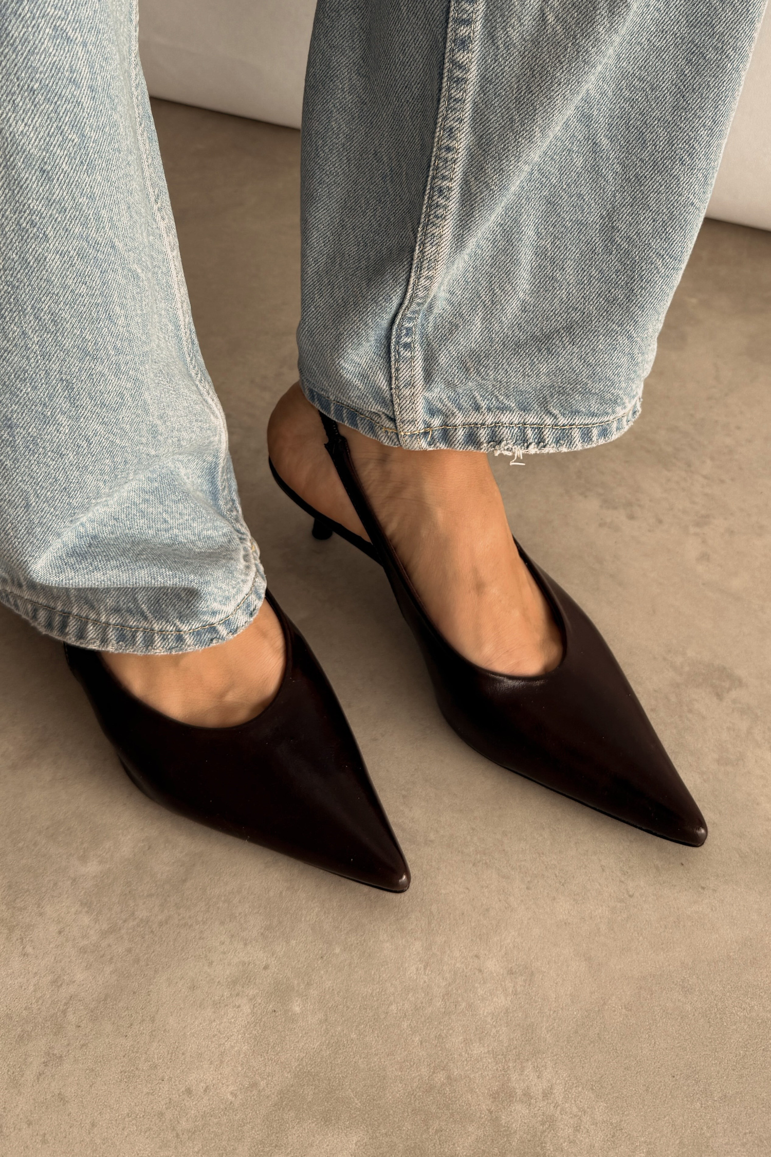 Monica Kahverengi Stiletto 