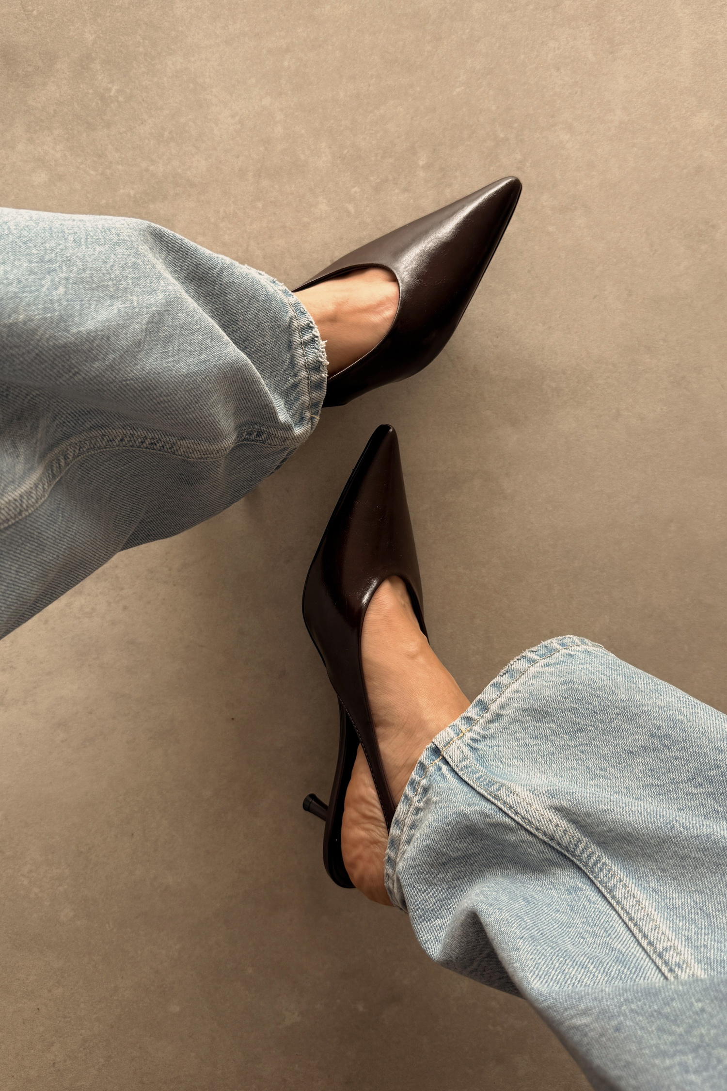 Monica Kahverengi Stiletto 