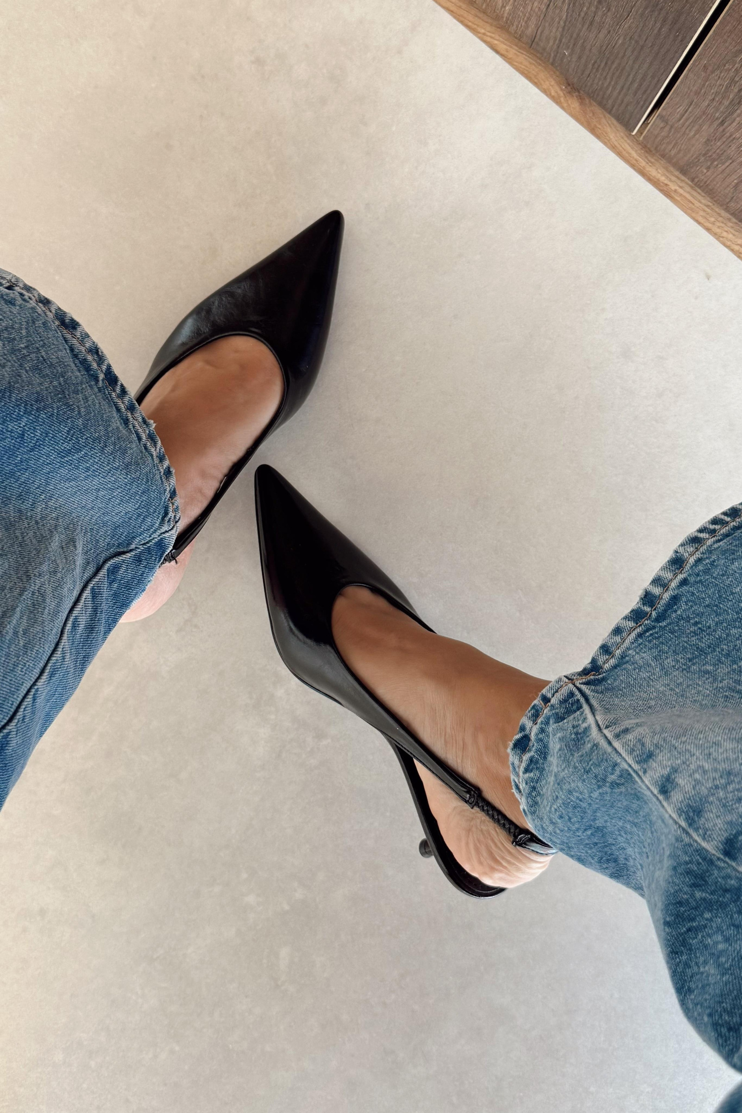 Monica Siyah Stiletto 