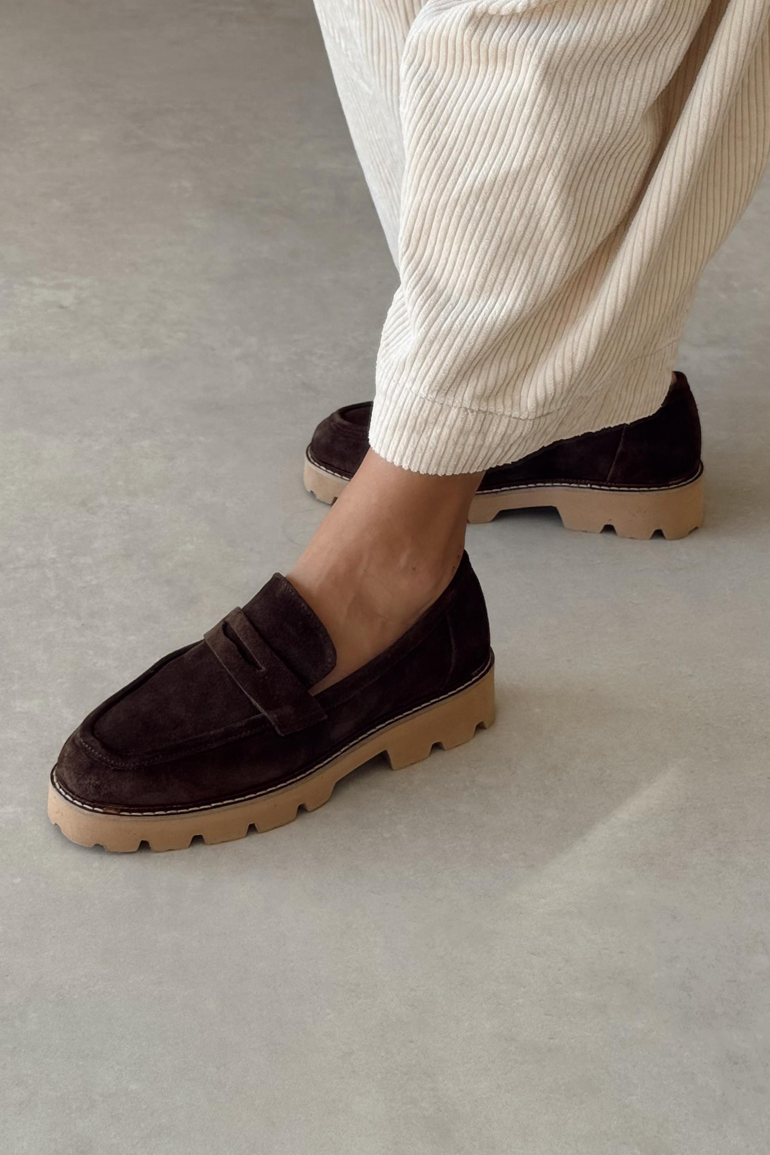 Montana Kahverengi Hakiki Deri Loafer