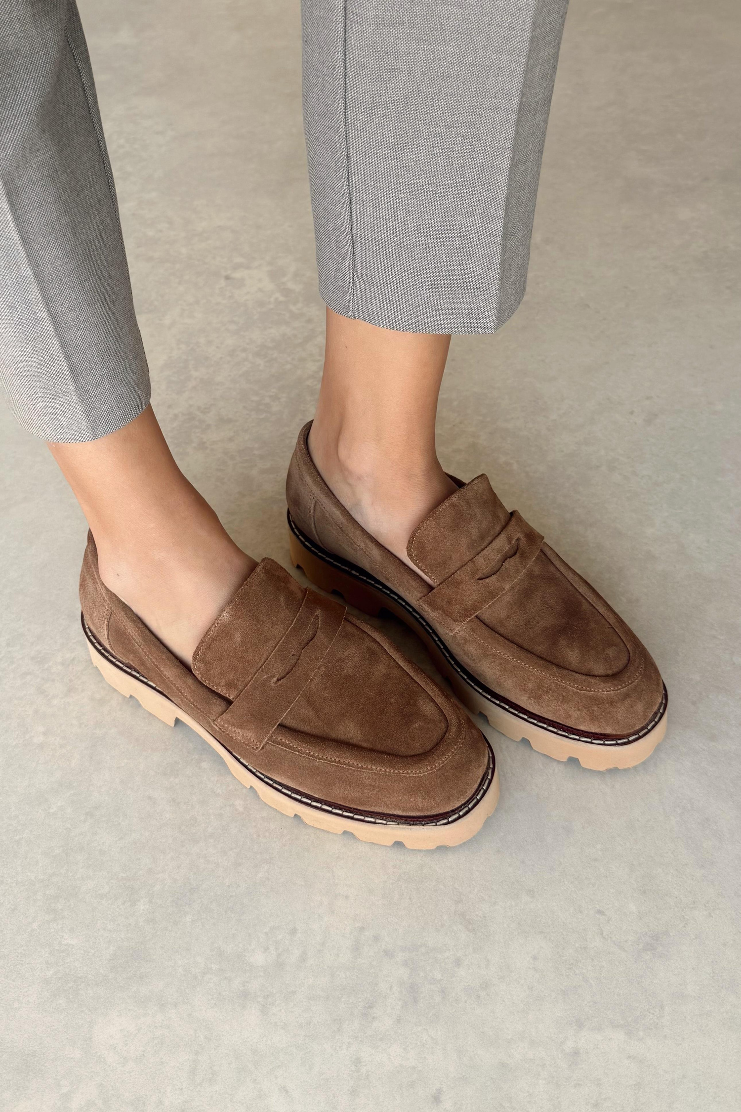 Montana Toprak Hakiki Deri Loafer