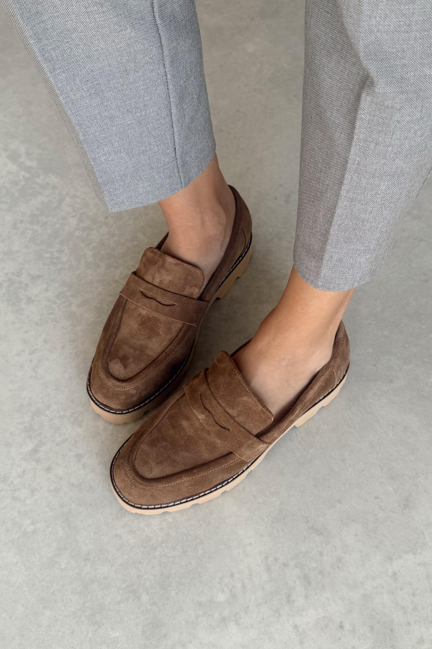 Montana Toprak Hakiki Deri Loafer
