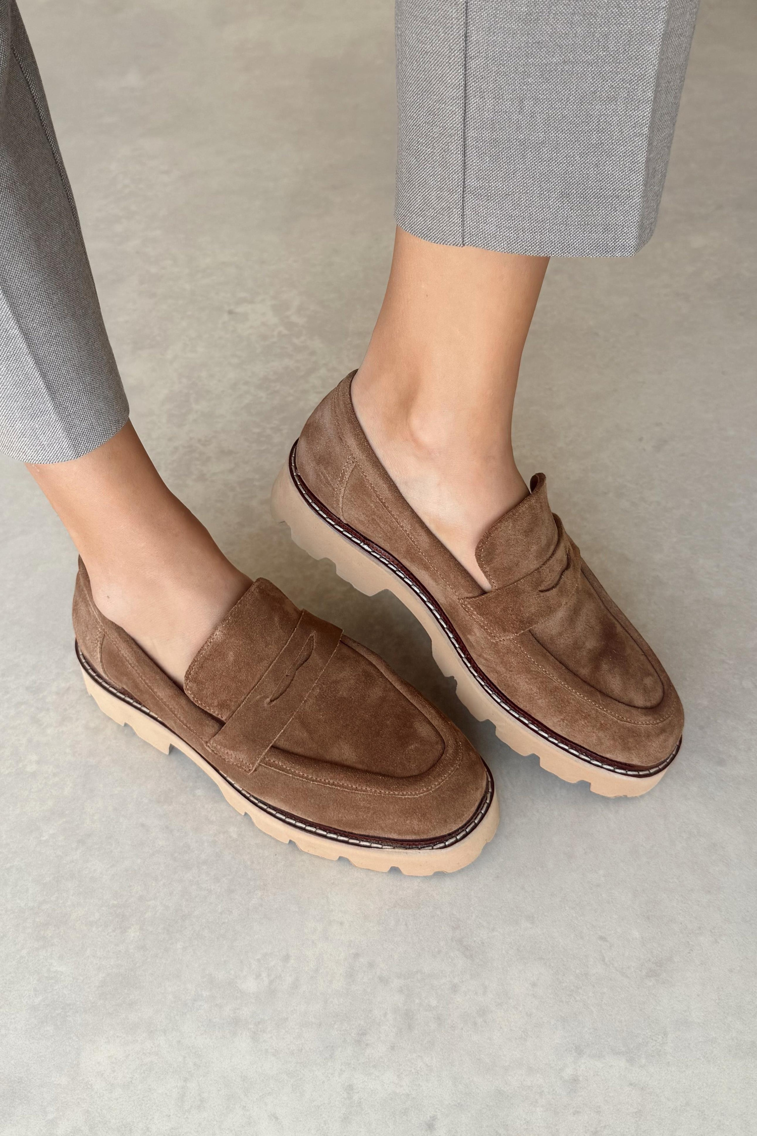 Montana Toprak Hakiki Deri Loafer