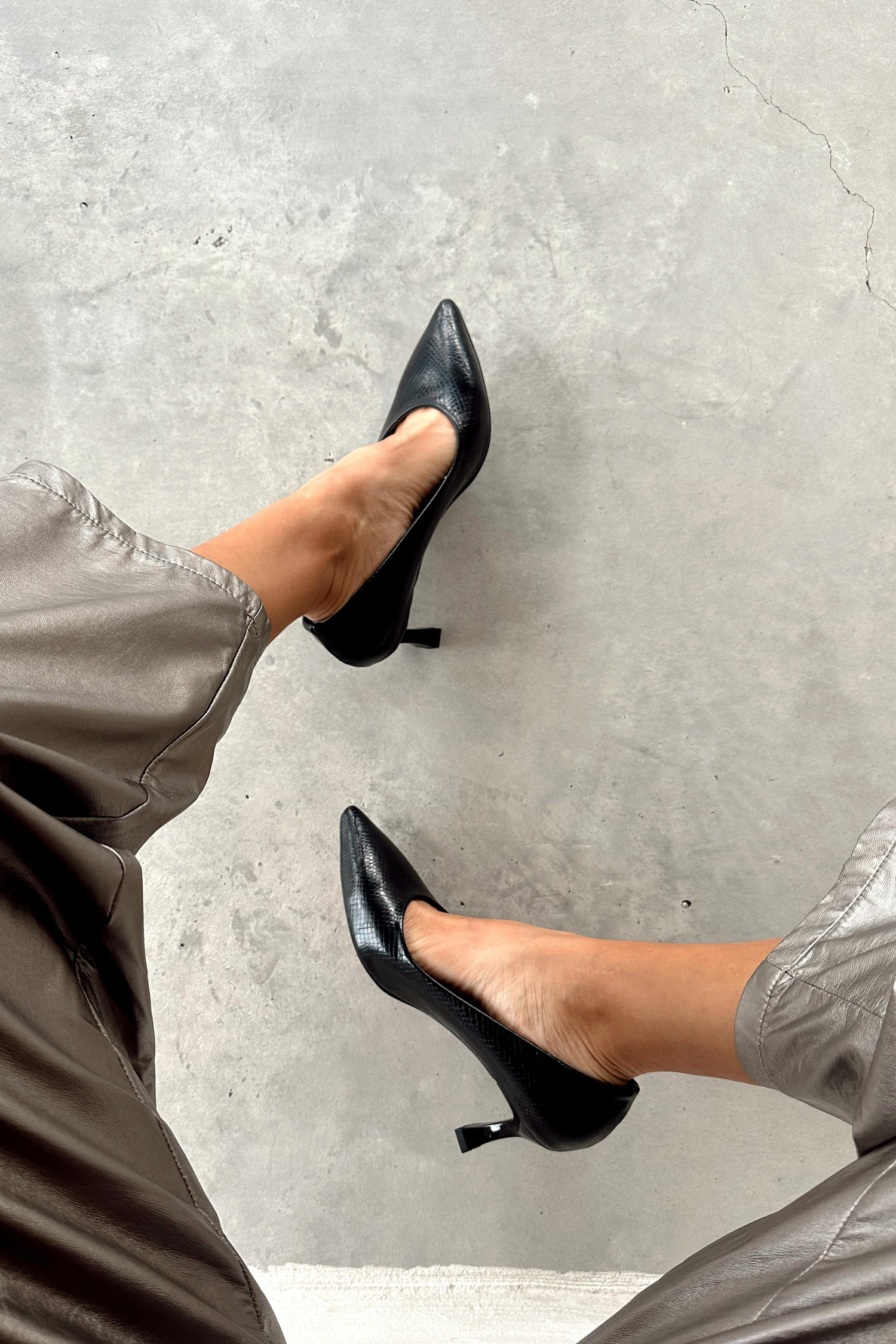 Nancy Siyah Stiletto