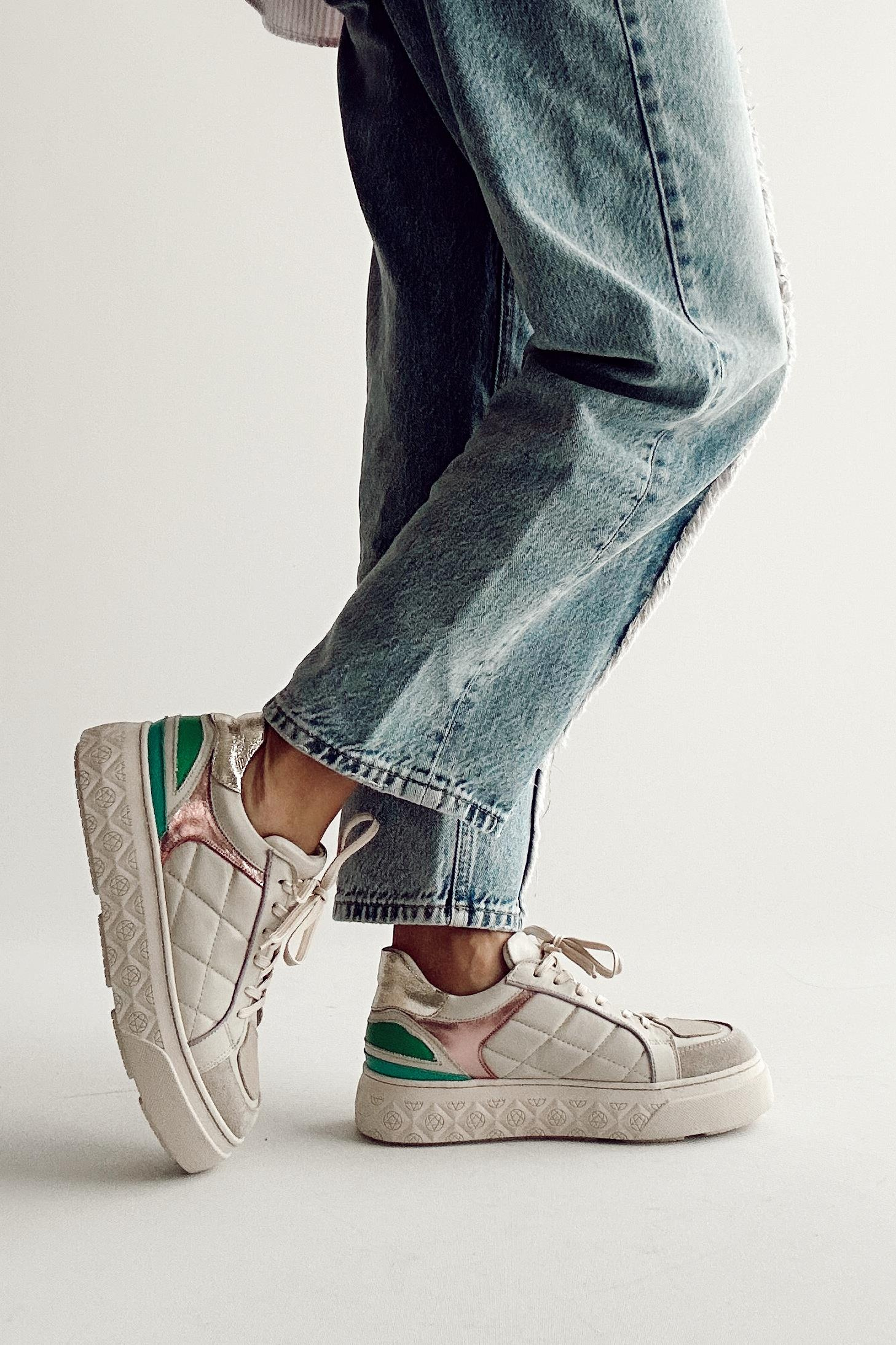 Palermo Multi Bej Hakiki Deri Sneaker