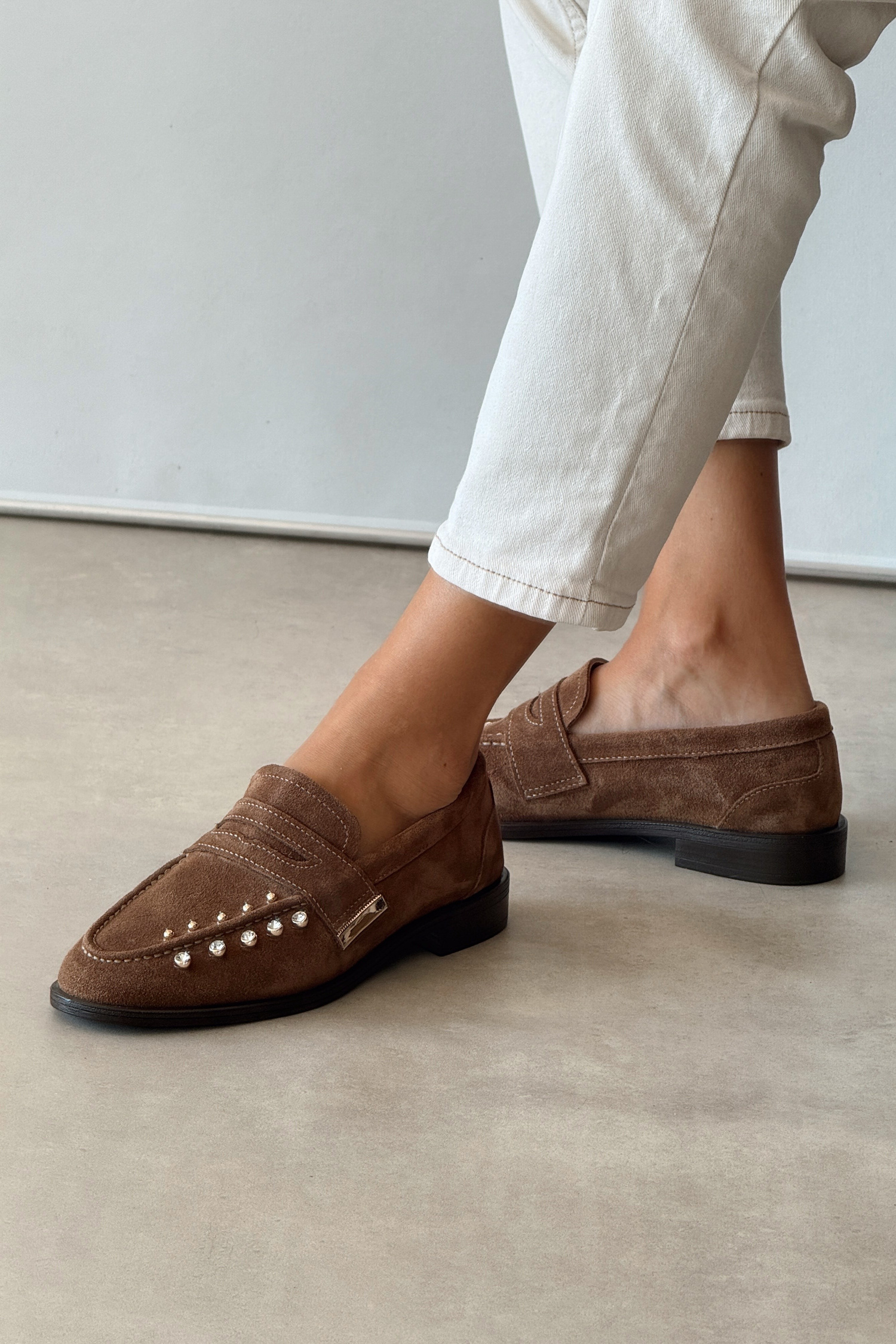 Prag Toprak Hakiki Deri Loafer