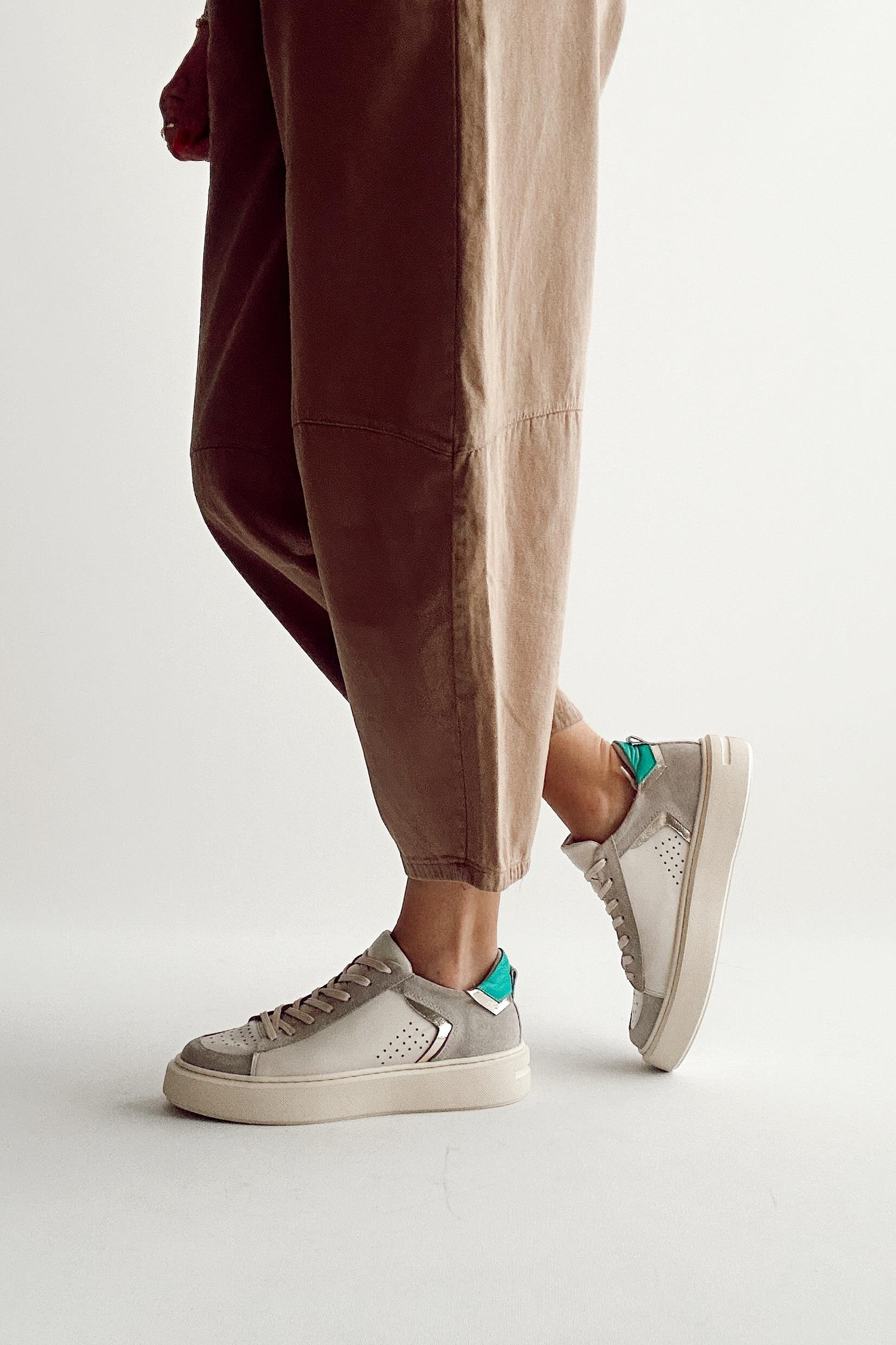 Secret Bej Hakiki Deri Sneakers