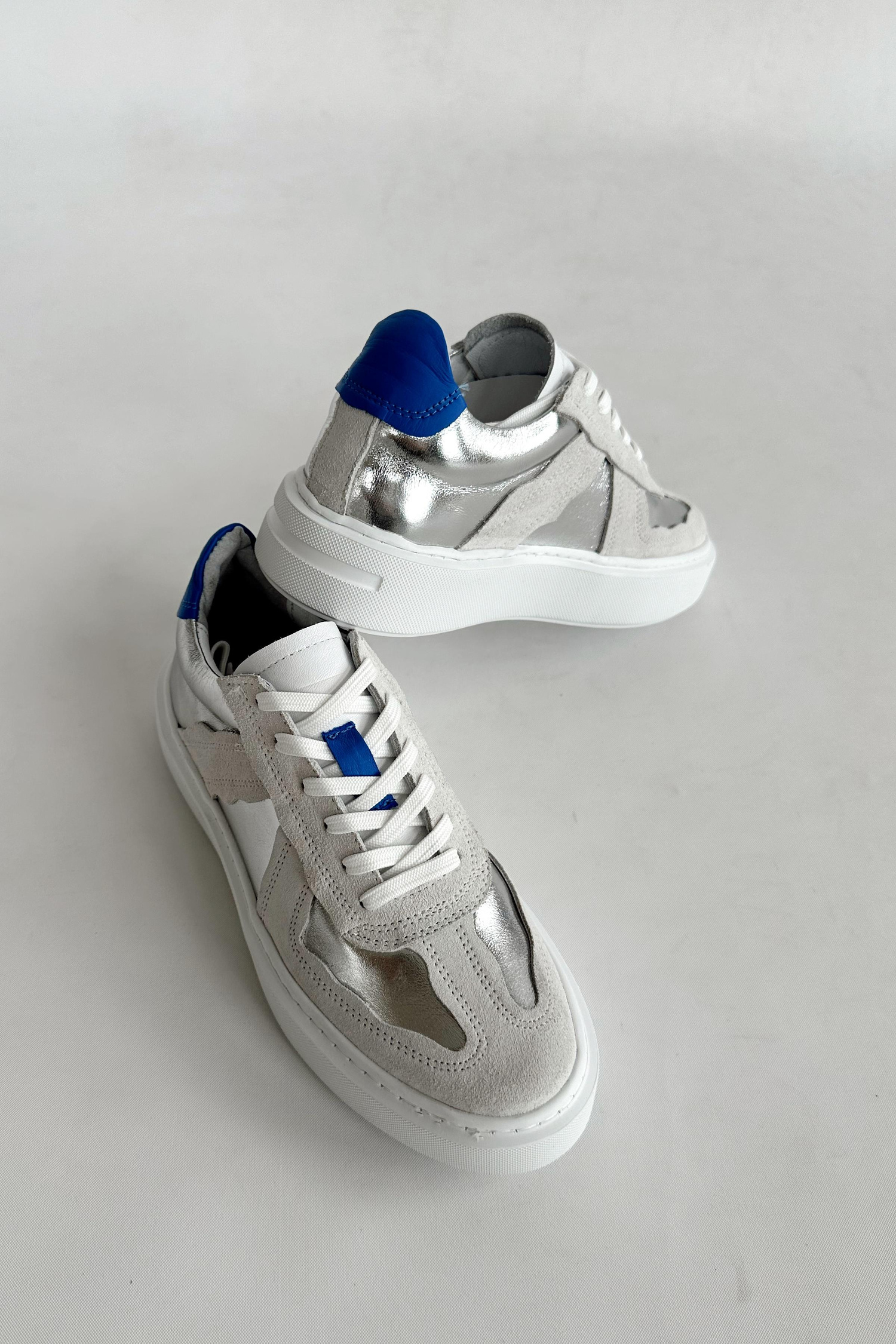 Strong Silver Hakiki Deri Sneaker
