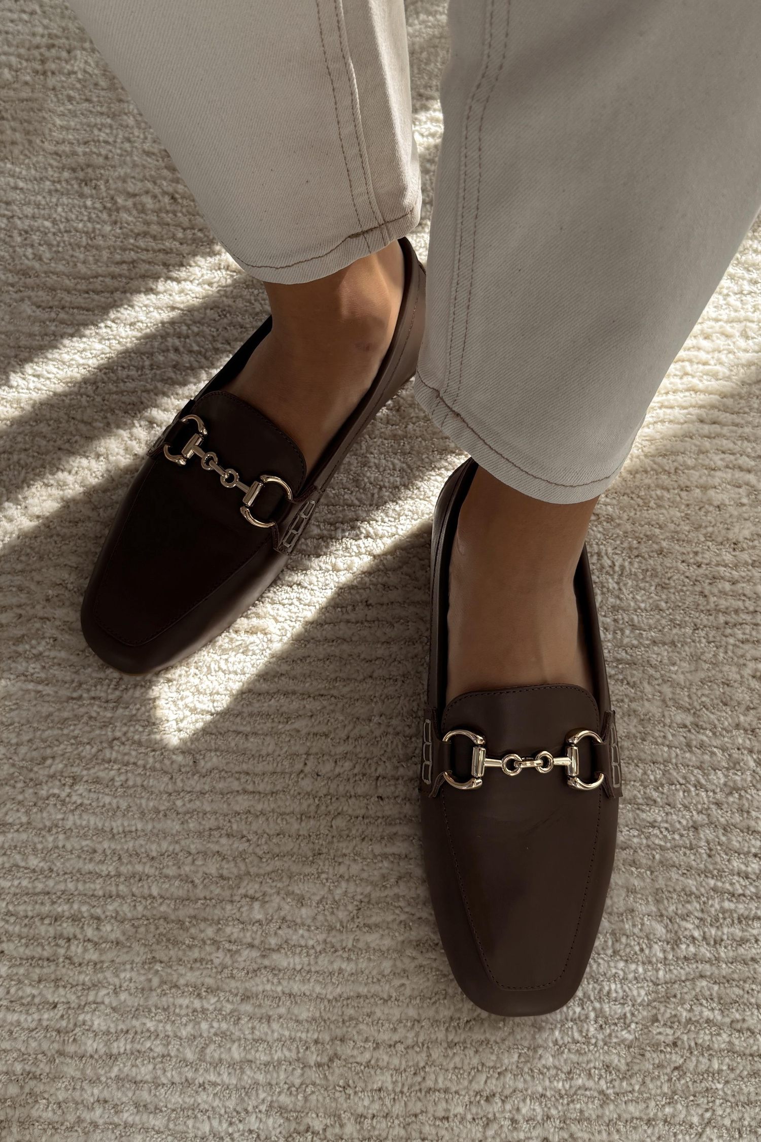 Suits Kahverengi Hakiki Deri Loafer