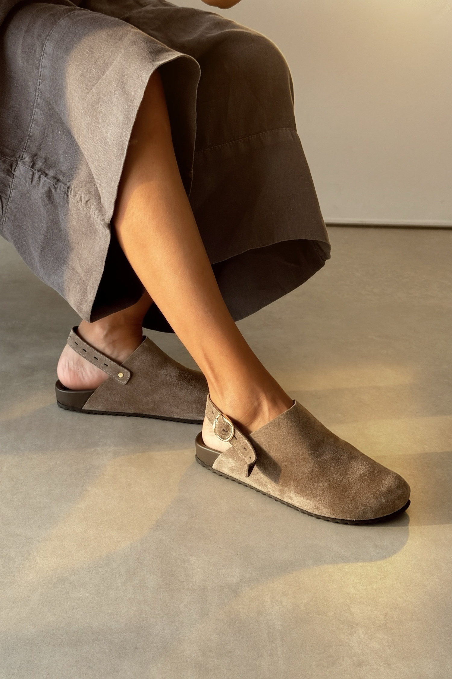Tailor Vizon Hakiki Deri Sandalet