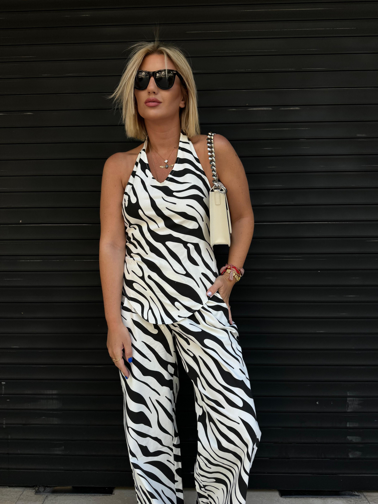 Boyundan Askılı Premium Zebra Takım
