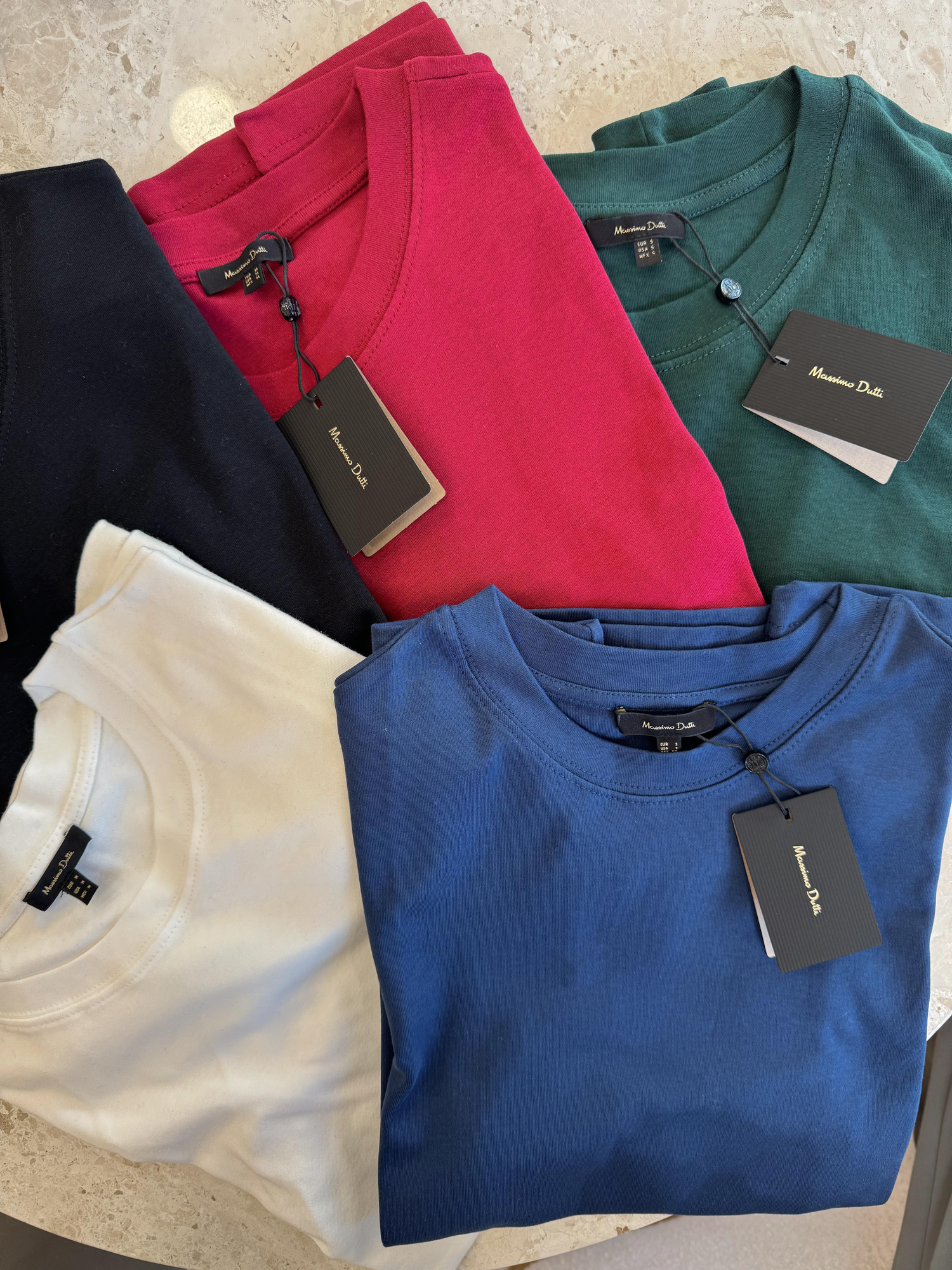 Orjinal Marka Beyaz Pamuklu Basic T-shirt
