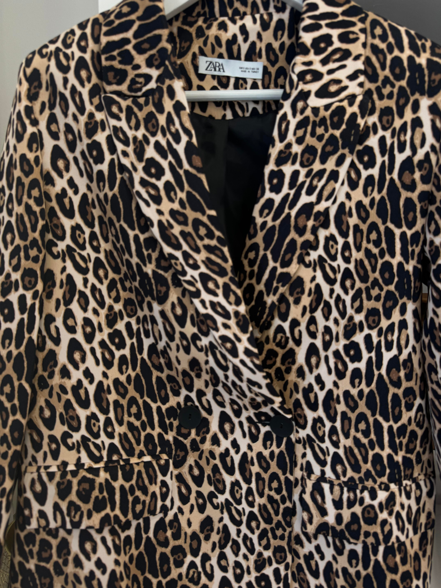 Orjinal Marka Leopar Blazer Ceket