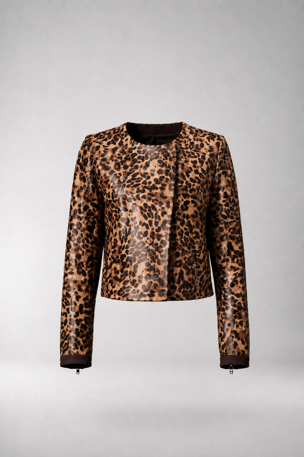 MONACO LEOPAR DERİ CEKET