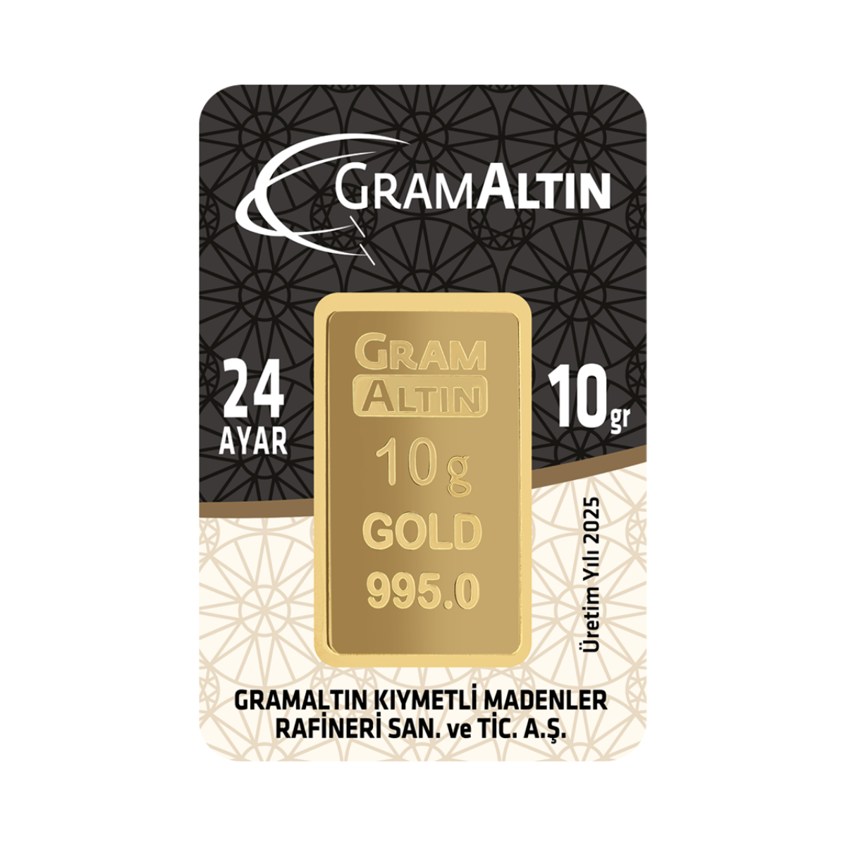 10 Gr 24 Ayar Gram Altın