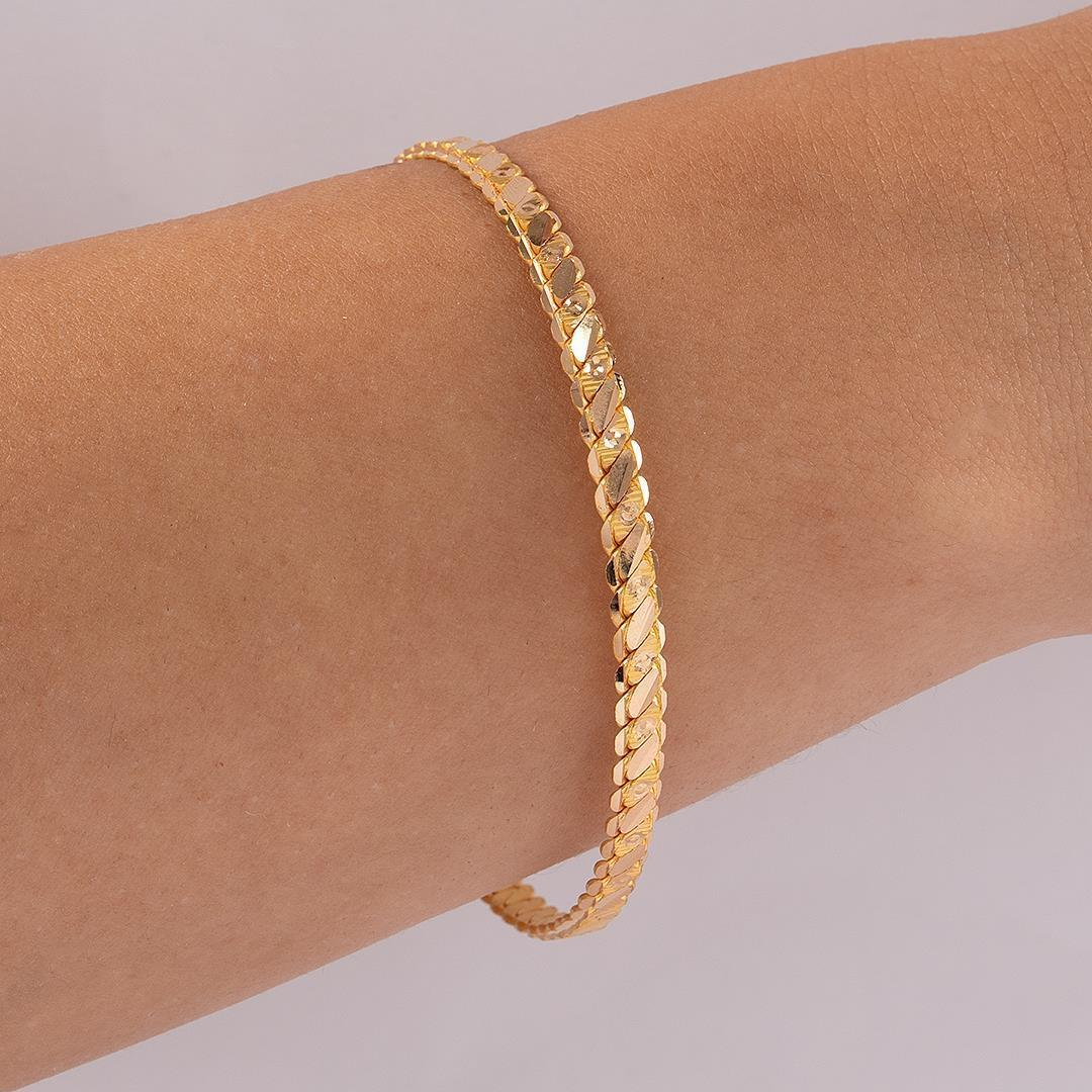 20 Gram Noktalı Üçlü Burma Bilezik