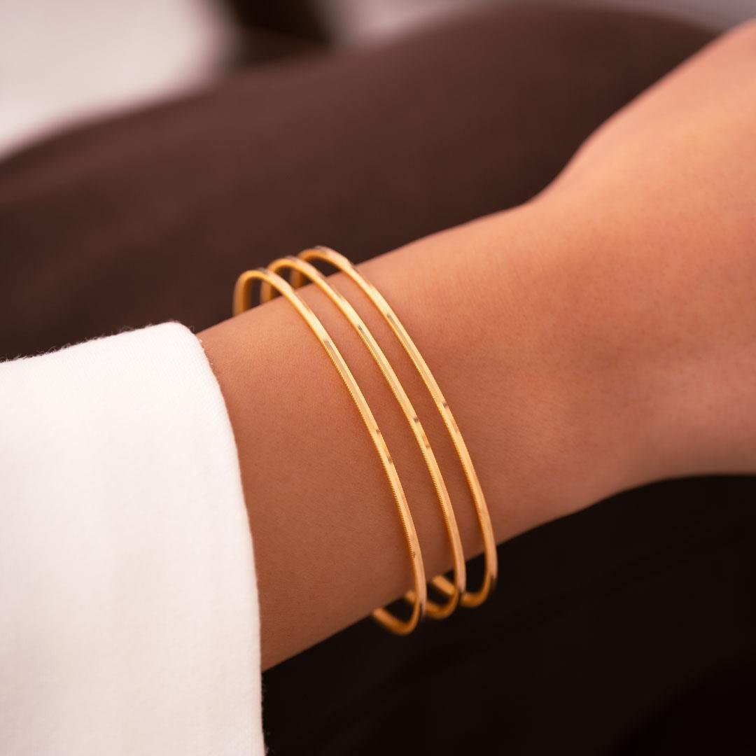 8 Gr (Gram) 22 Ayar Altın Ajda İşçiliksiz Yatırımlık Bilezik