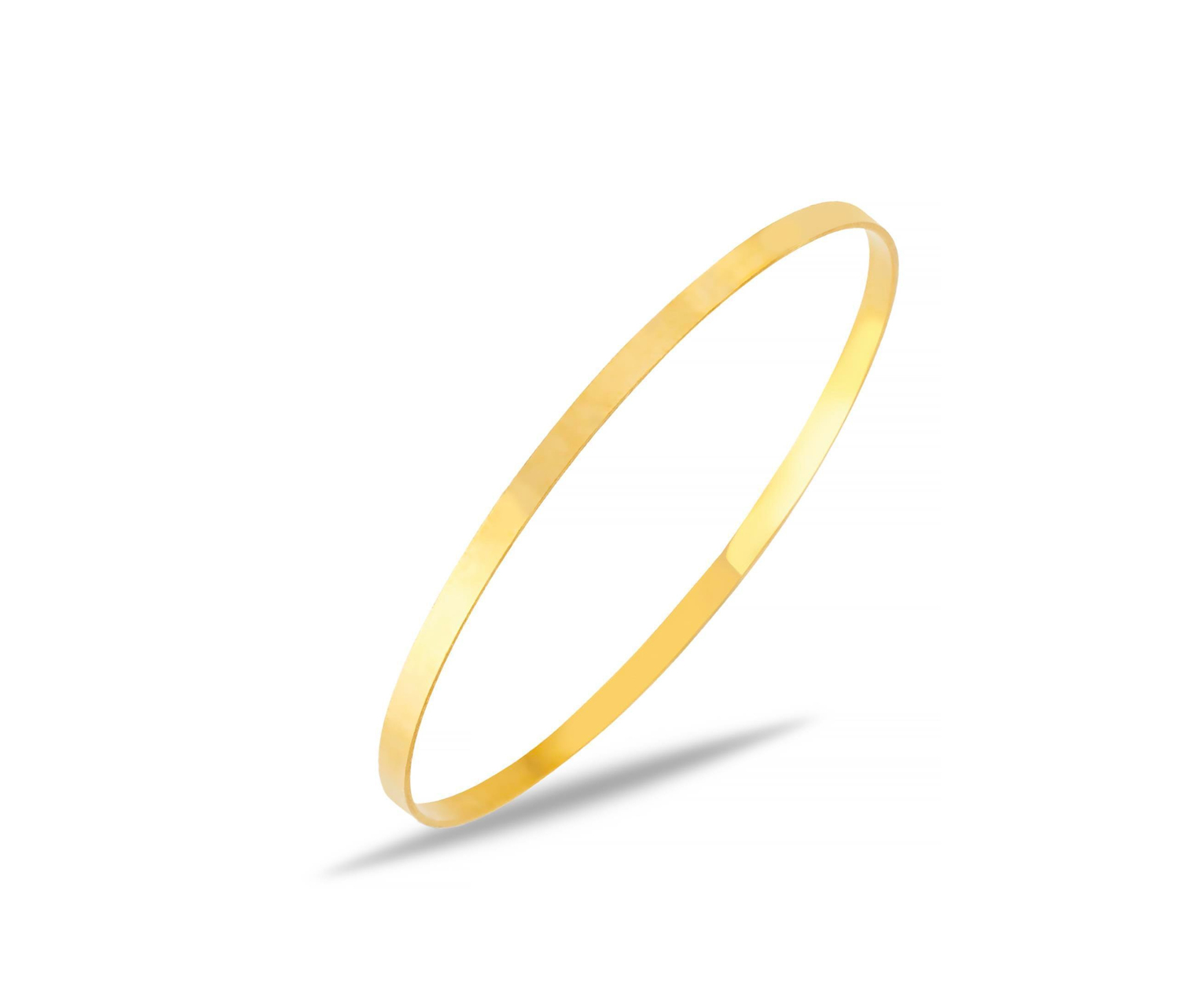 18 Gr(Gram) 3Lü Düz Kibrit Çöpü Takım 22 Ayar Altın İşçiliksiz Yatırımlık Bilezik