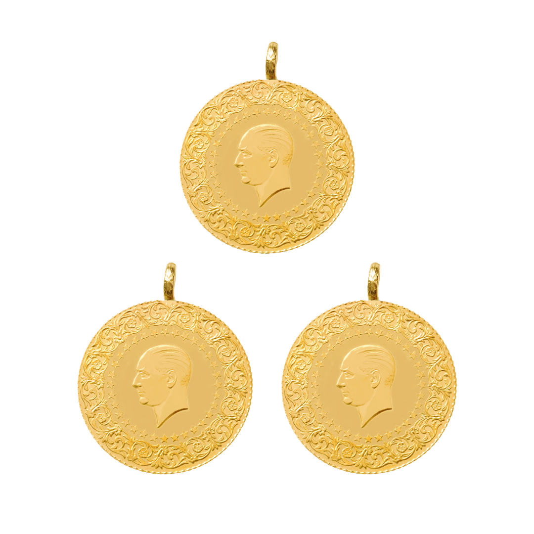 3 Adet Yeni Tarihli Gremse Altın