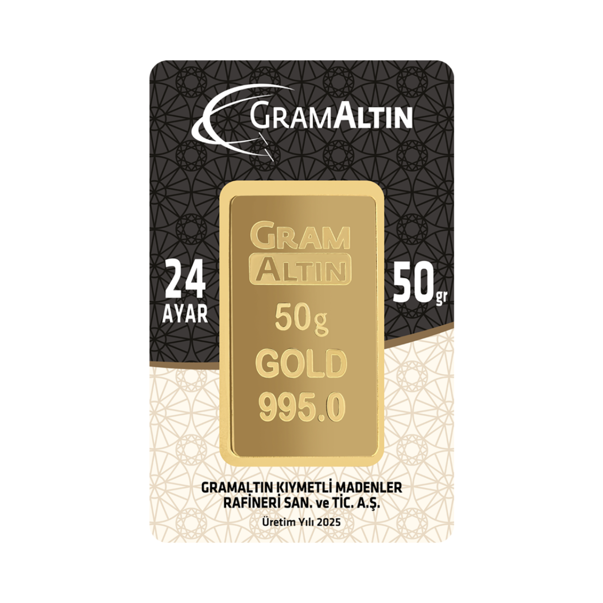 50 Gr 24 Ayar Gram Altın