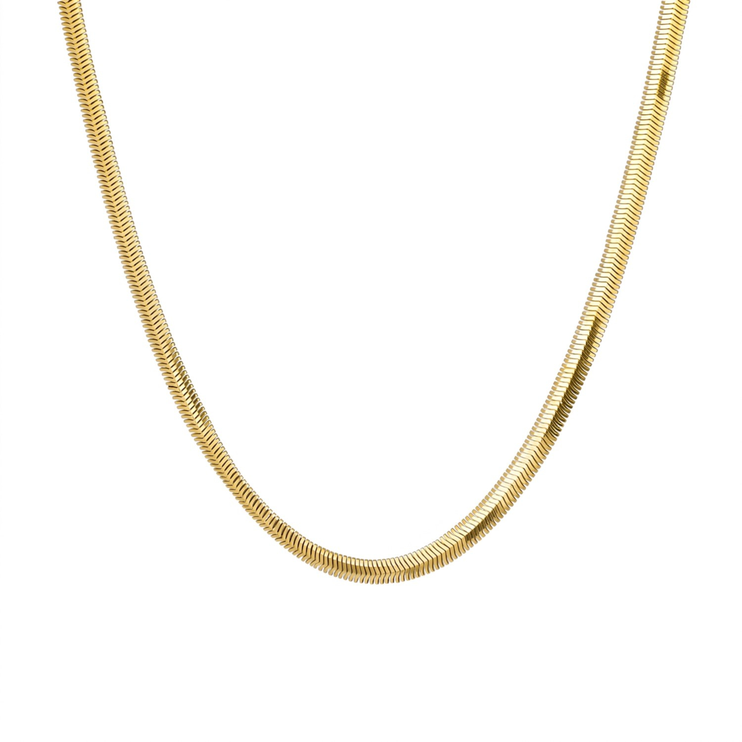 14 Ayar Balıksırtı Altın Zincir 2.5 Mm