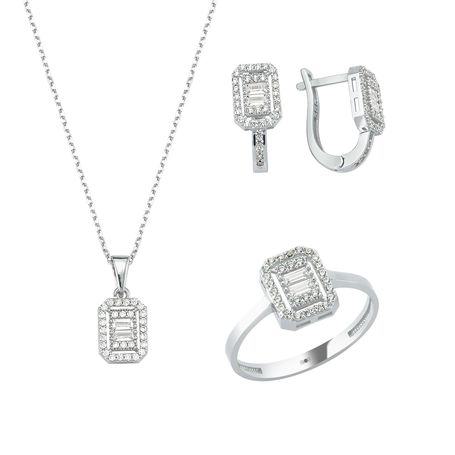 3lü Baget 14 Ayar Altın Mini Set