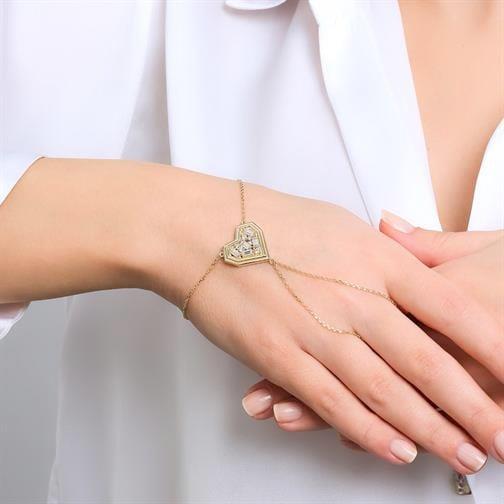 Ema Baget Taşlı Kalp Şahmeran