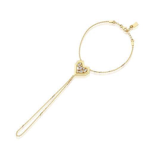 Ema Baget Taşlı Kalp Şahmeran